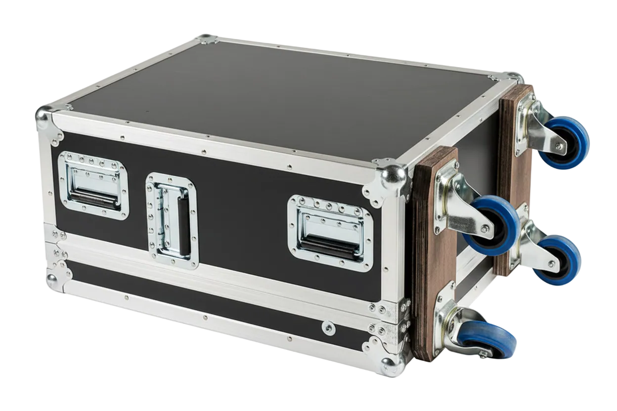 Presonus 24.4.2 Mixer Road Case with Doghouse and Wheels