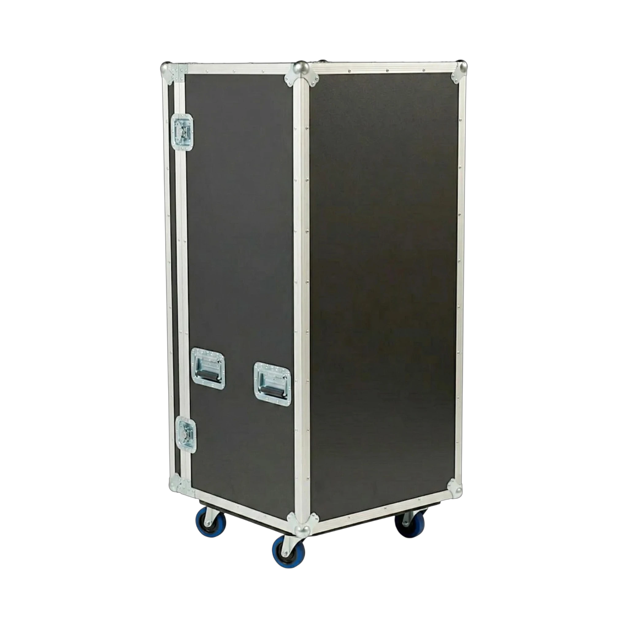Small 4 Drawer ATA Work Case 3/8" Ply With 4" Casters, closed view