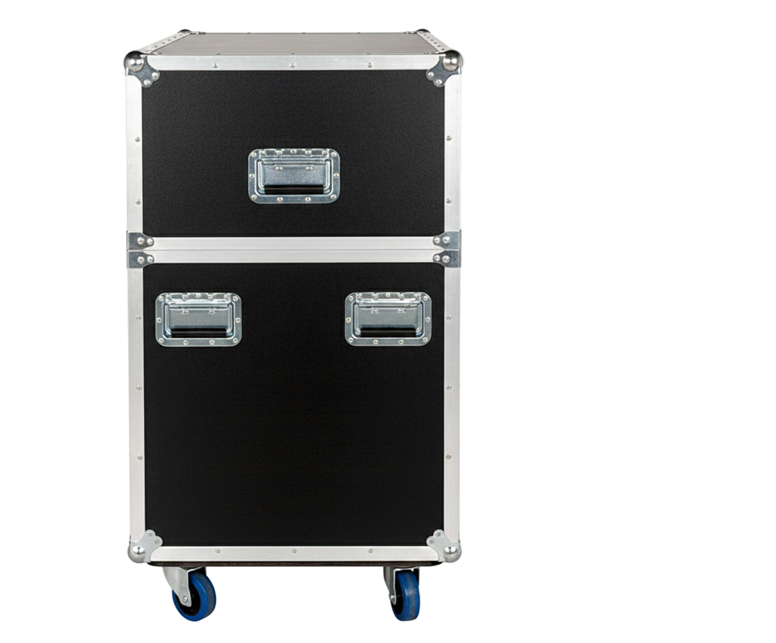 Custom Heavy-Duty 51"-60" 2-Screen LCD/LED TV ATA Case