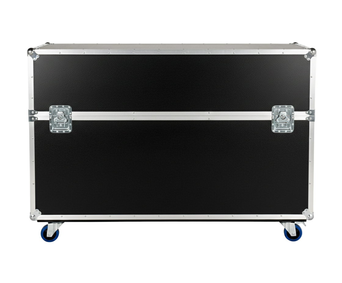 Custom Heavy-Duty 51"-60" 2-Screen LCD/LED TV ATA Case