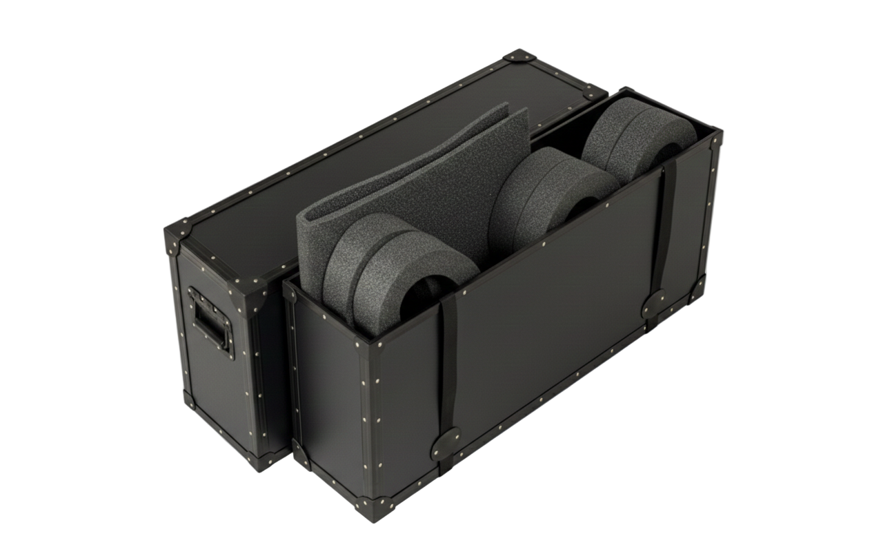 42" Plasma LCD TuffBox TV Case | Adjustable Telescoping Lid