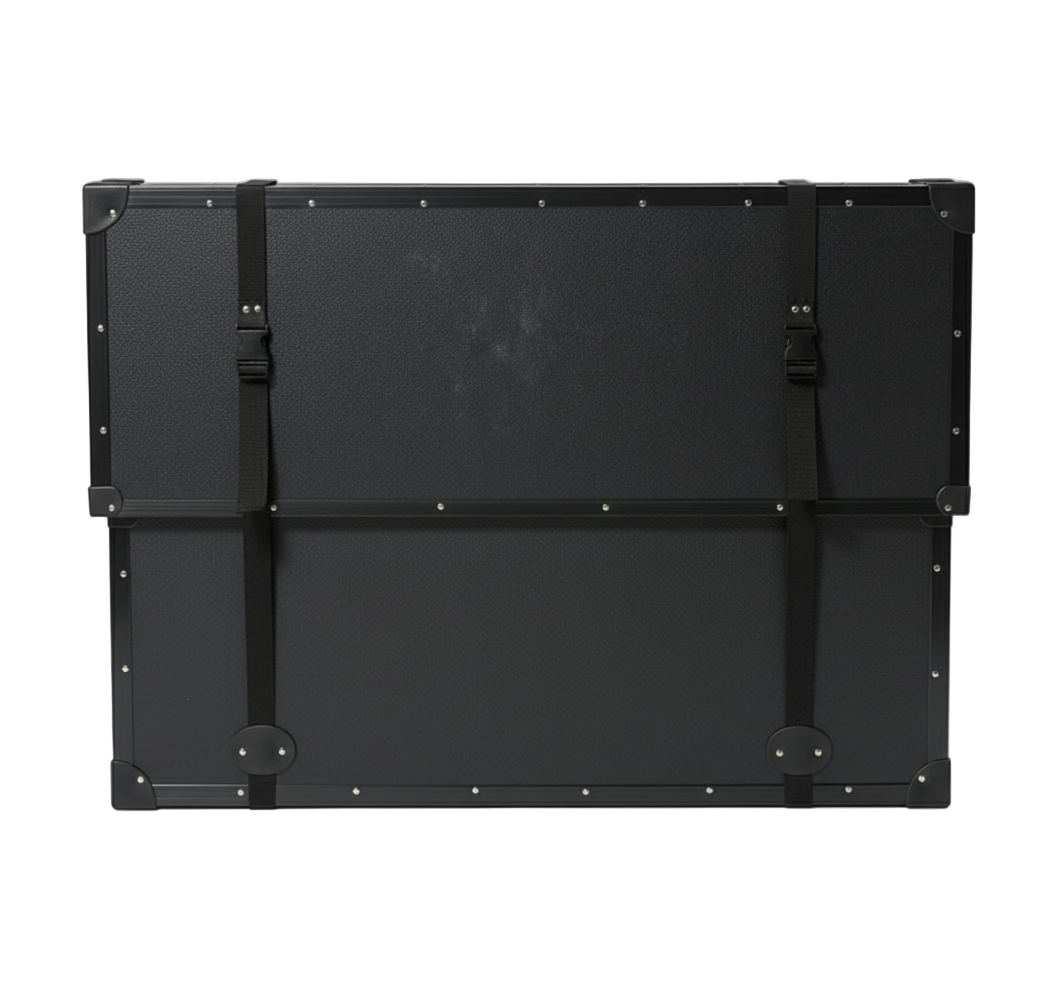 50" Plasma LCD LED TuffBox TV Case | Adjustable Telescoping Lid