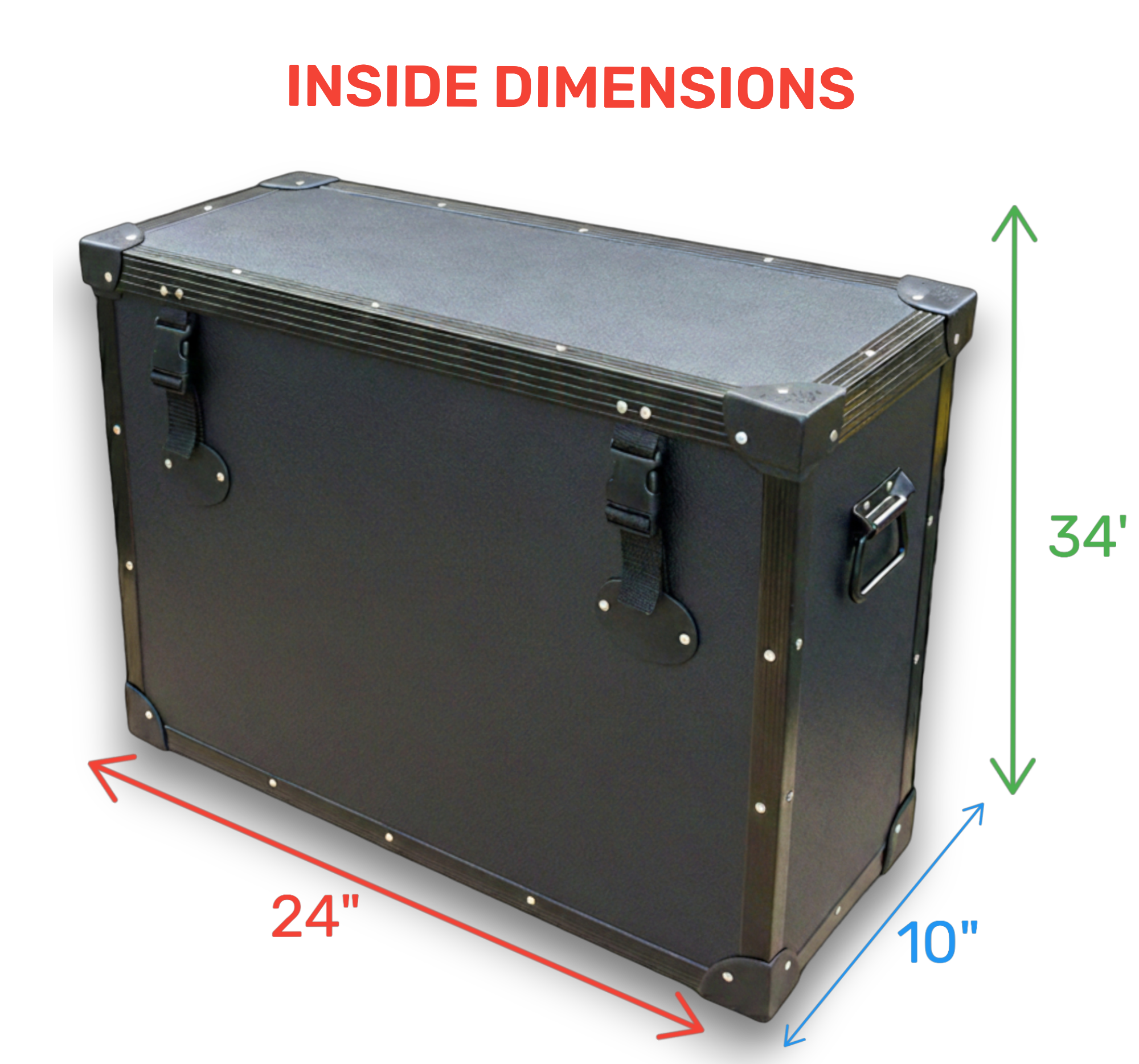 TuffBox 21"-24" LCD Monitor Case | Custom Foam Protective Case