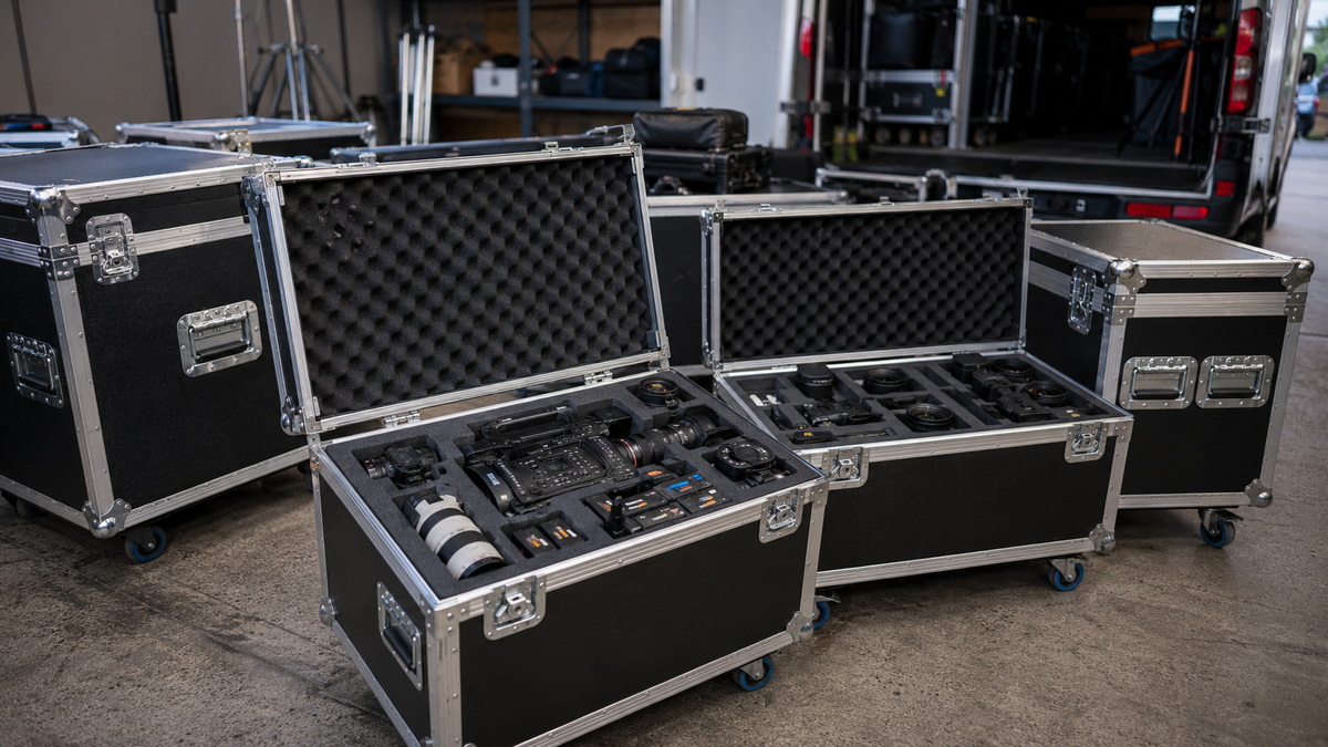 Camera Flight Cases for Broadcast and Documentary Production