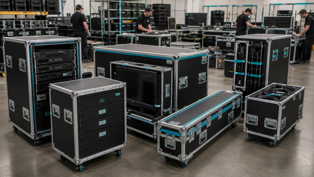 How AV Rental Houses Build a Standardized Case Fleet