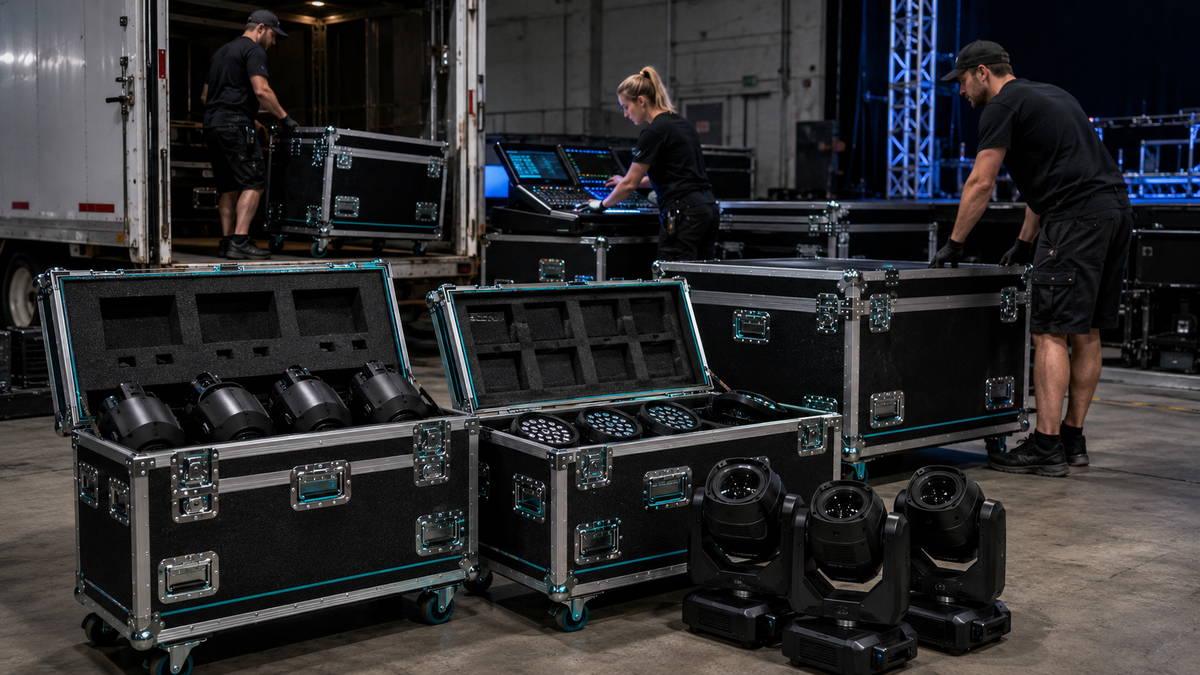 Lighting ATA Cases: How Touring Crews Pick the Right Build