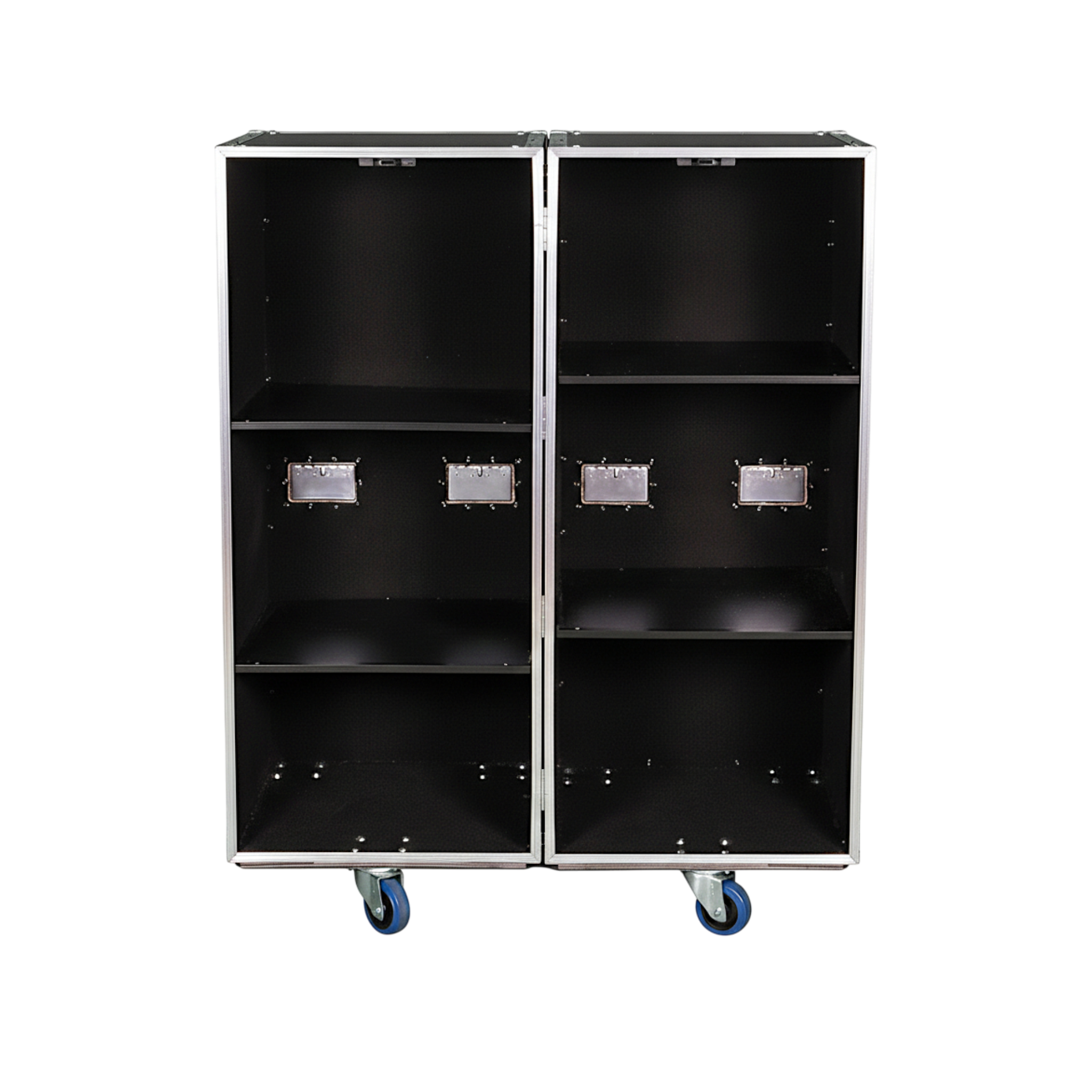 2-Sided Heavy Duty ATA Drum Case with Adjustable Shelves – 20x20x46