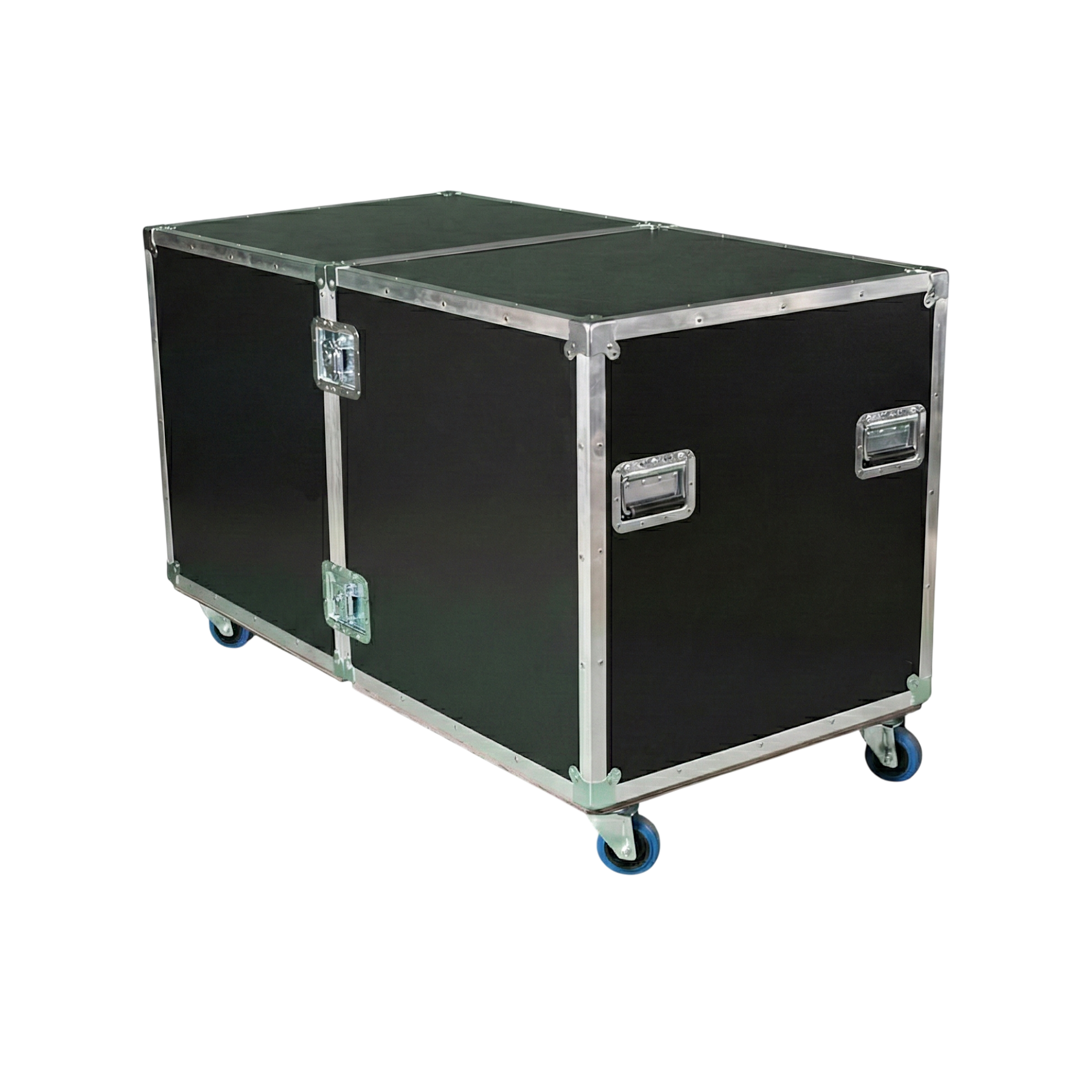 2-Sided Heavy Duty ATA Drum Case with Adjustable Shelves – 28x28x28