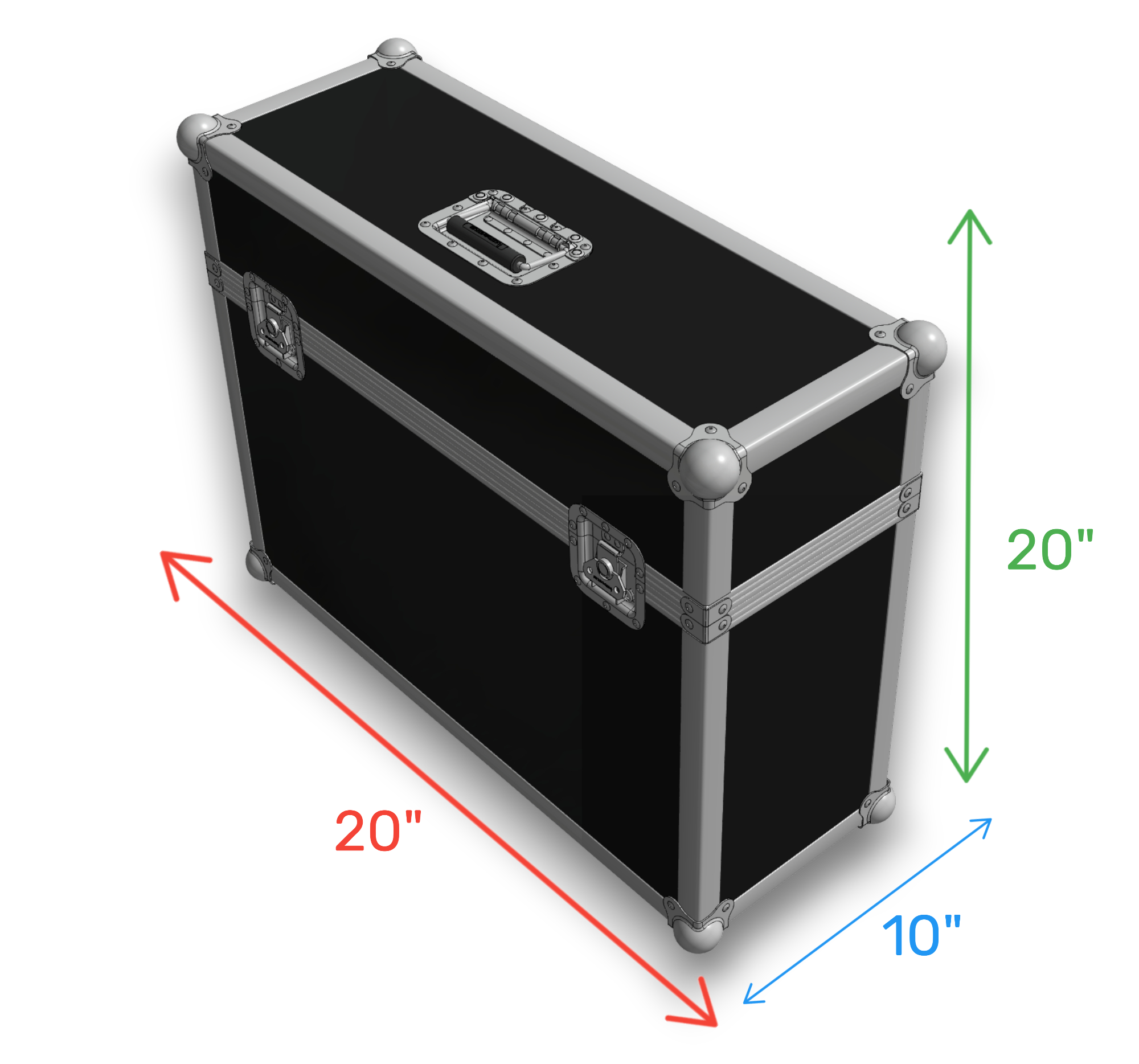 Heavy-Duty 18"-30" LCD LED Monitor & TV ATA Case | DIY Foam