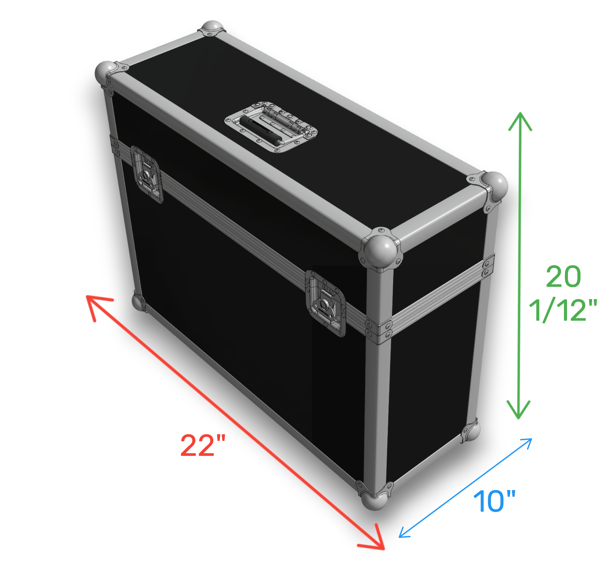 Heavy-Duty 18"-30" LCD LED Monitor & TV ATA Case | DIY Foam
