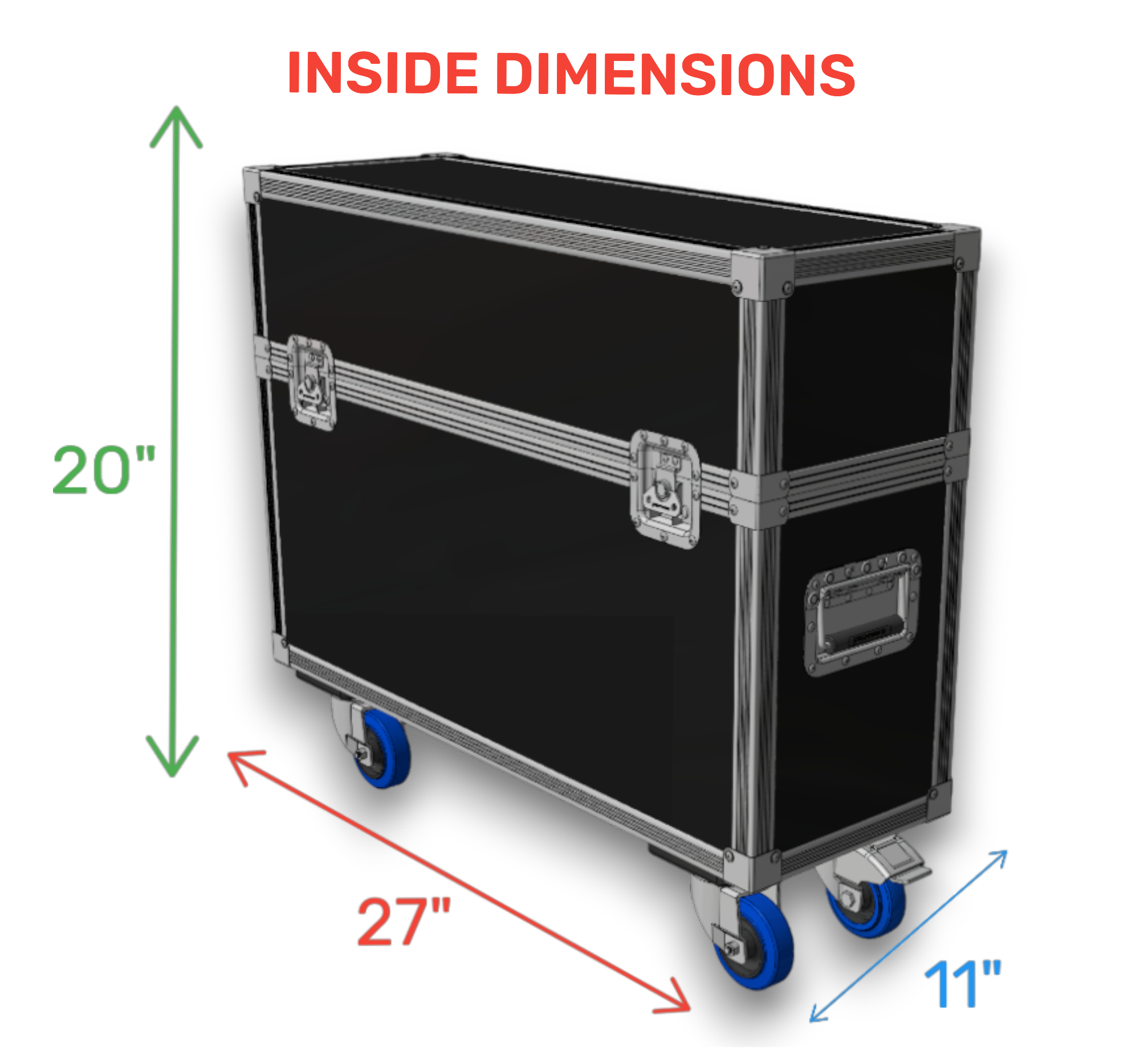 31"-37" 2-in-1 Multi-Screen ATA TV Case | Fits Many TVs