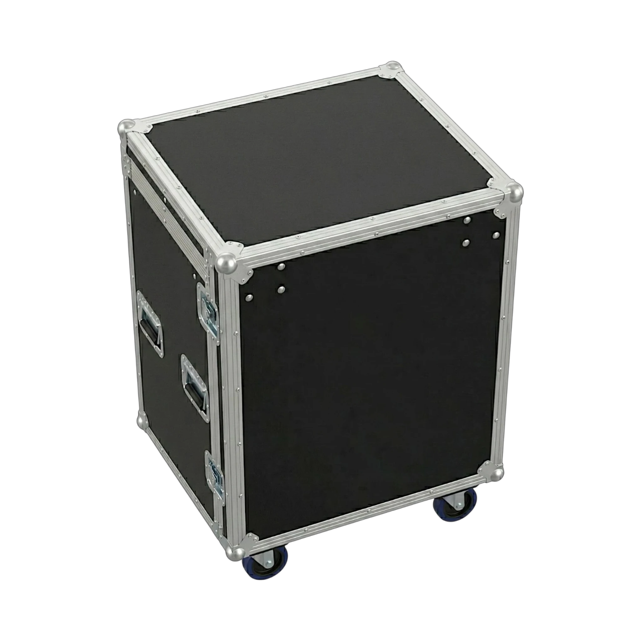 4 Drawer ATA Workstation With Flip-Up Top Lid, angled view