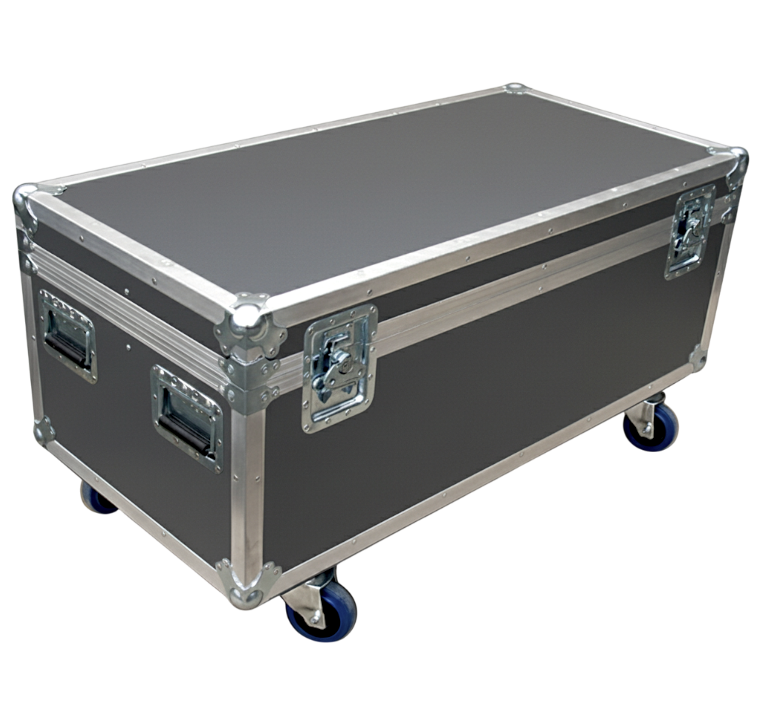 44" x 22" ATA Cable Trunk with 3 Compartments and Wheels