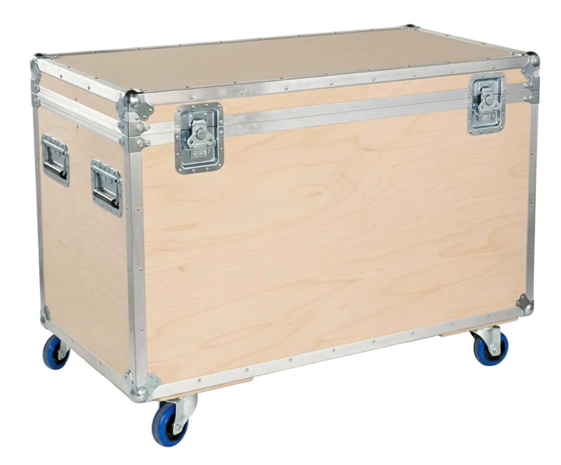 48" Heavy-Duty ATA Cable Trunk with Wheels