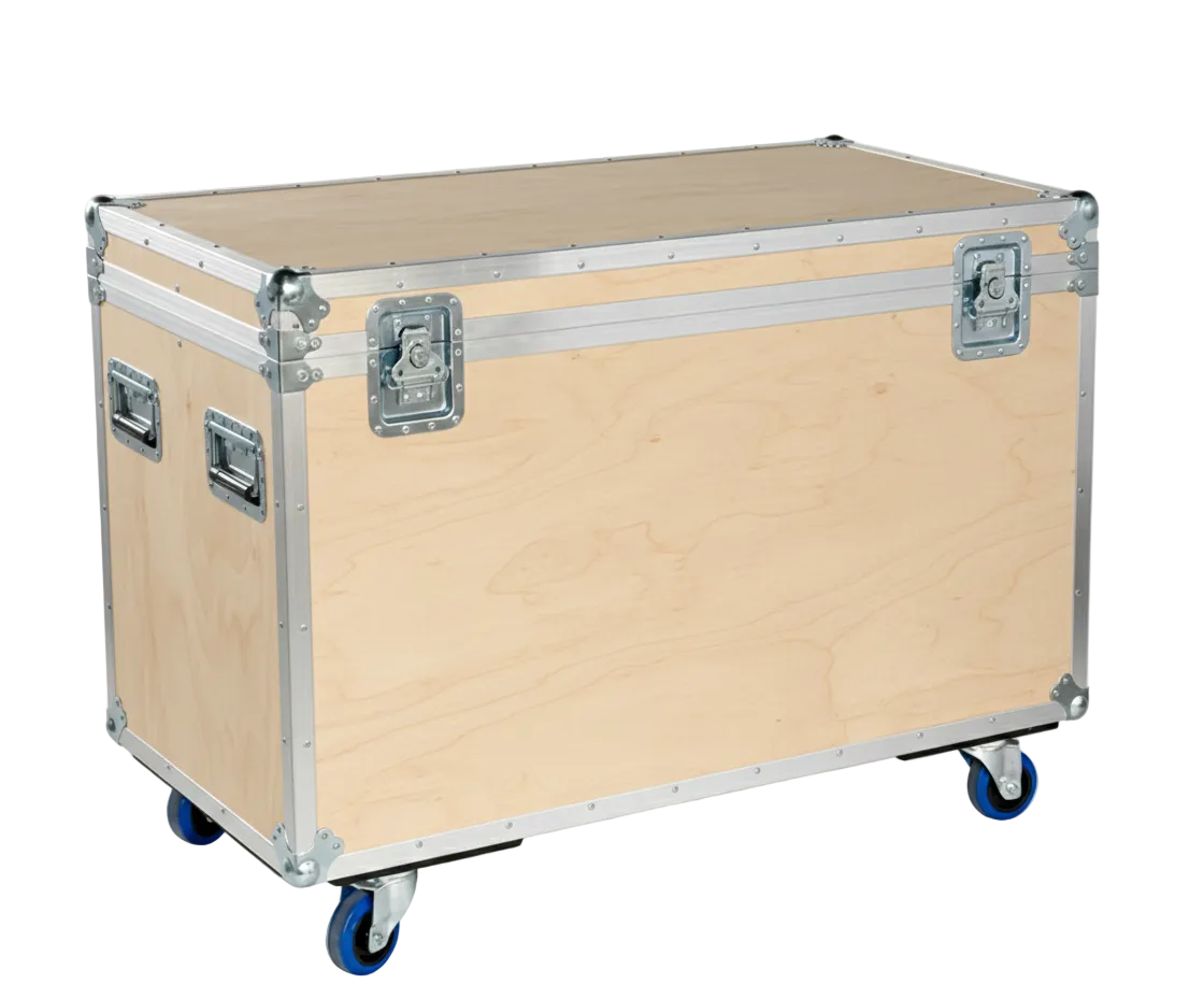48" x 22" Jumbo ATA Cable Trunk 28" High with Wheels