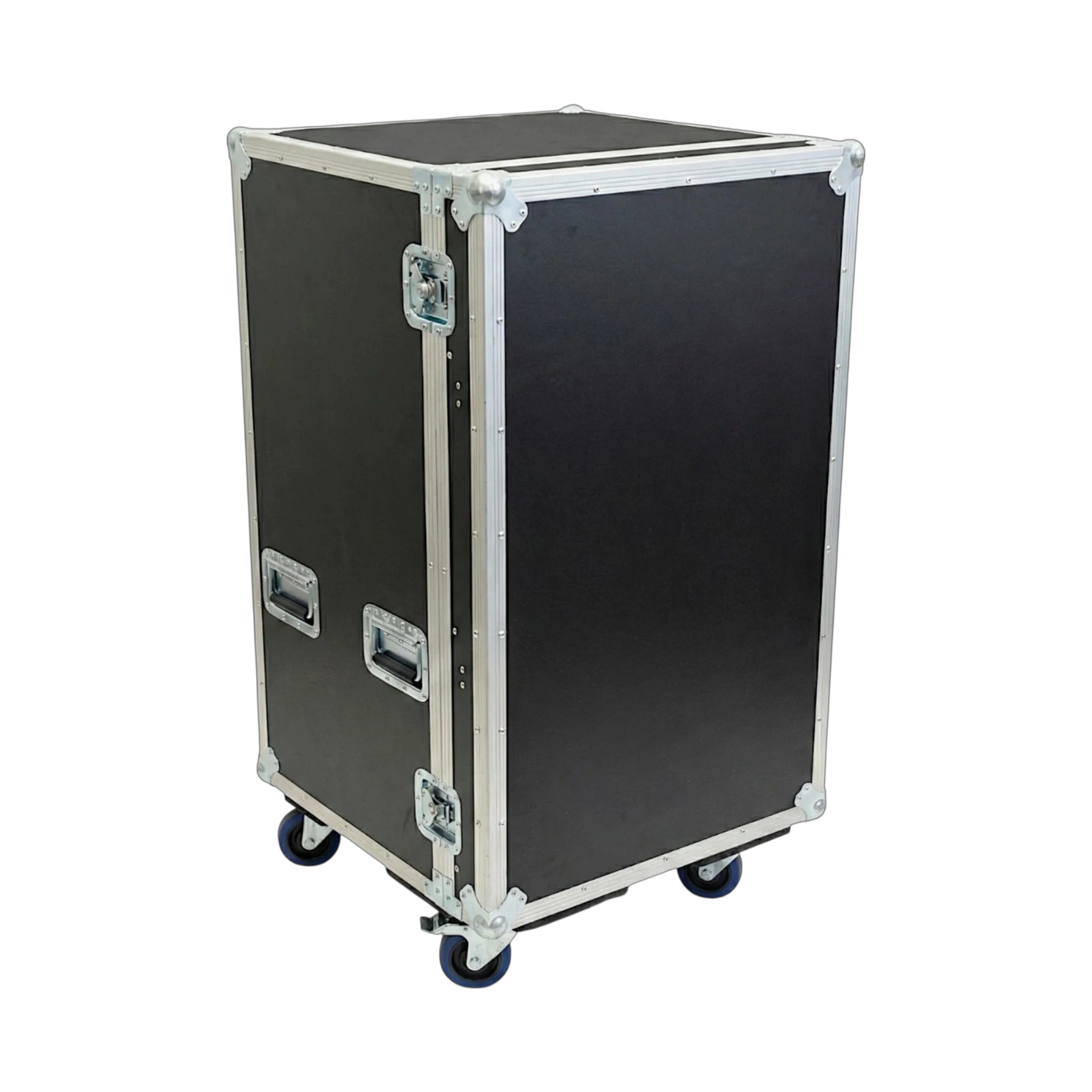 5 Drawer ATA Work Case with Door Shelving, angled view