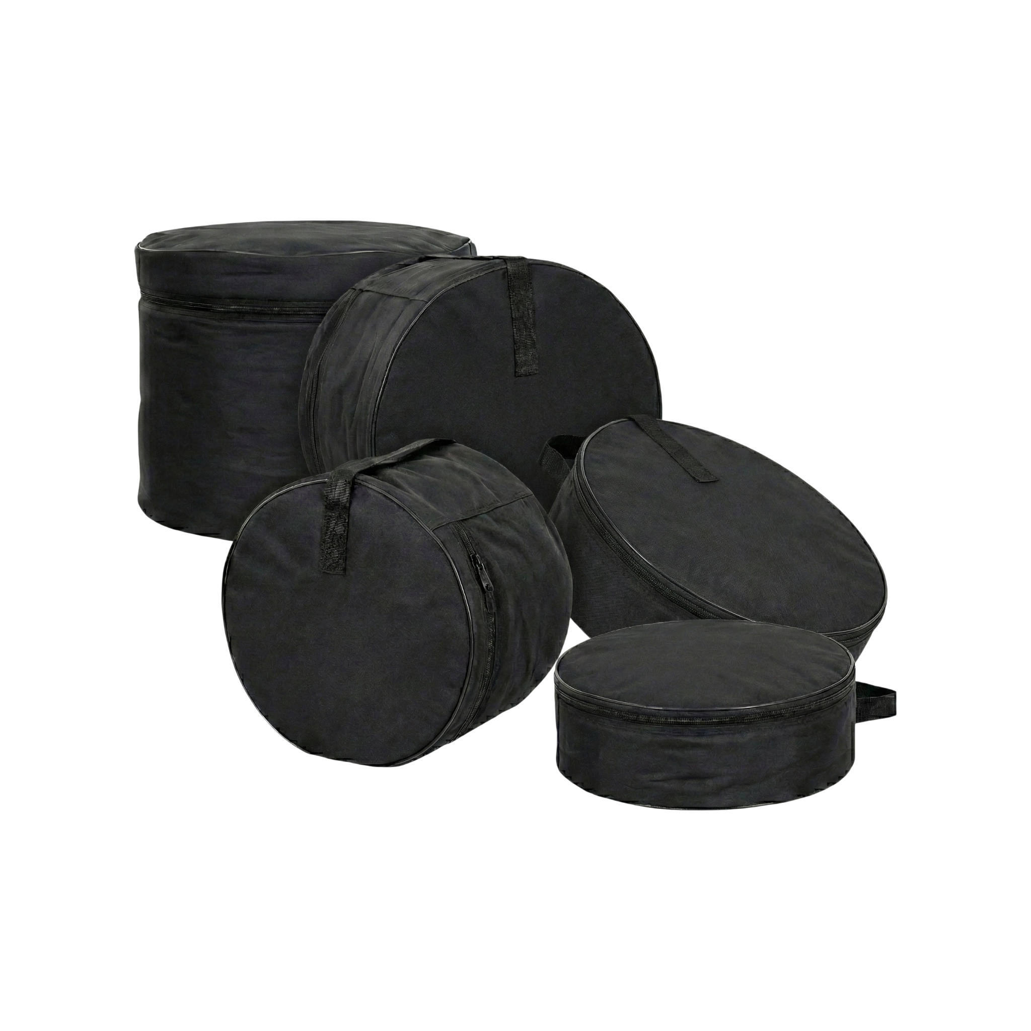 5-Piece Padded Drum Bag Set – Kick, Toms & Snare, Gig-Ready
