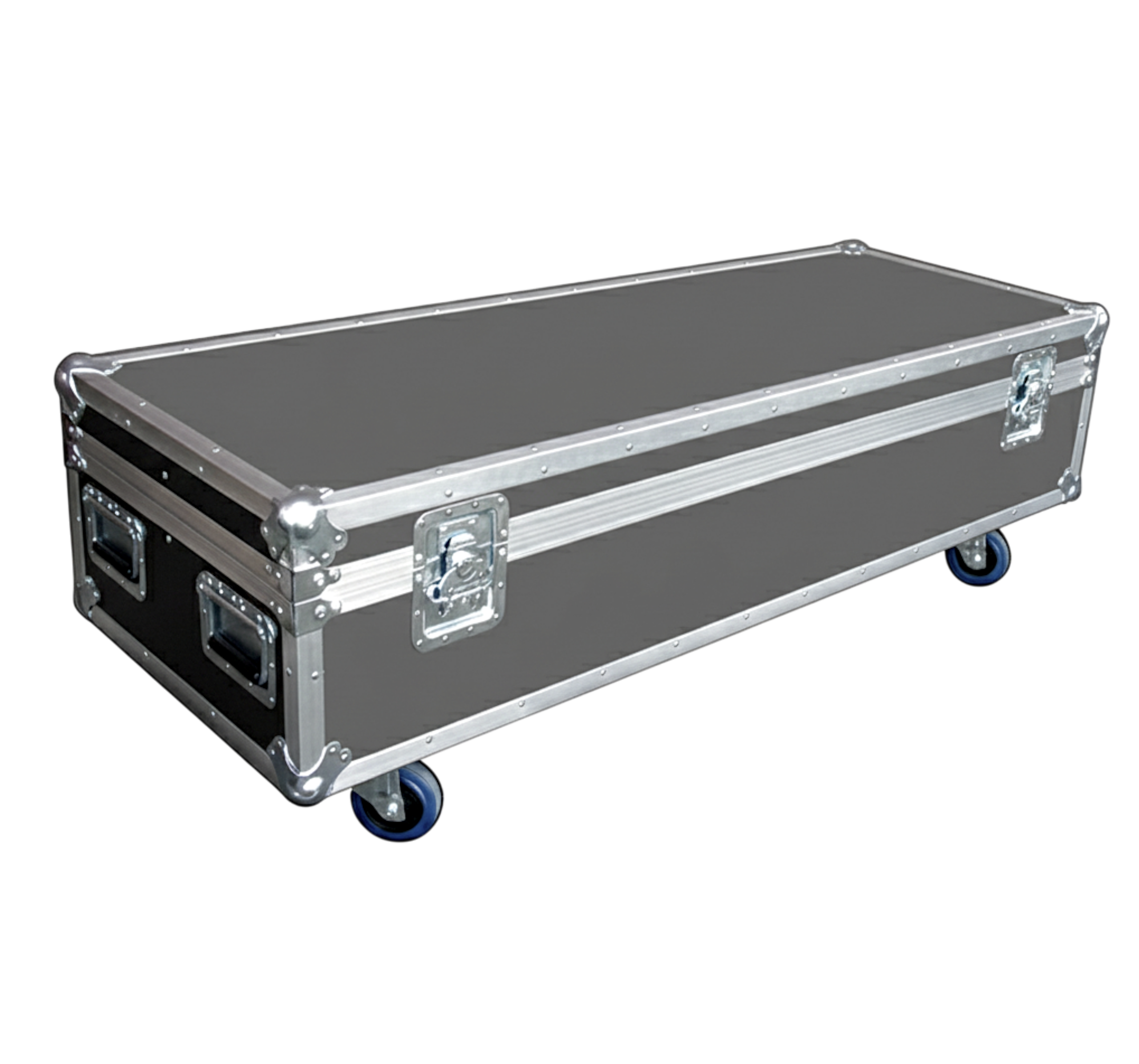 60" x 22" Extra Long ATA Cable Trunk 13" High with Wheels
