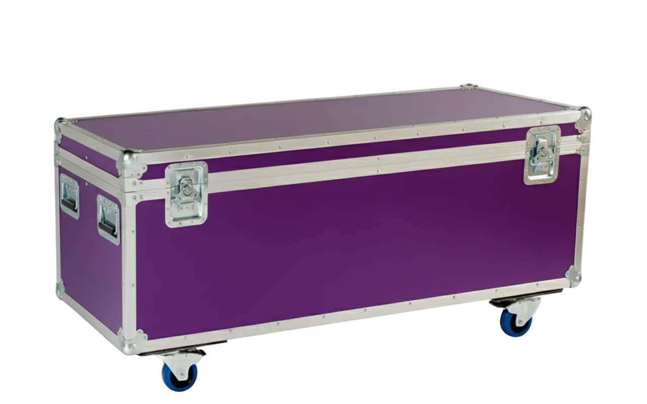 60" x 22" Extra Long ATA Cable Trunk 20" High with Wheels