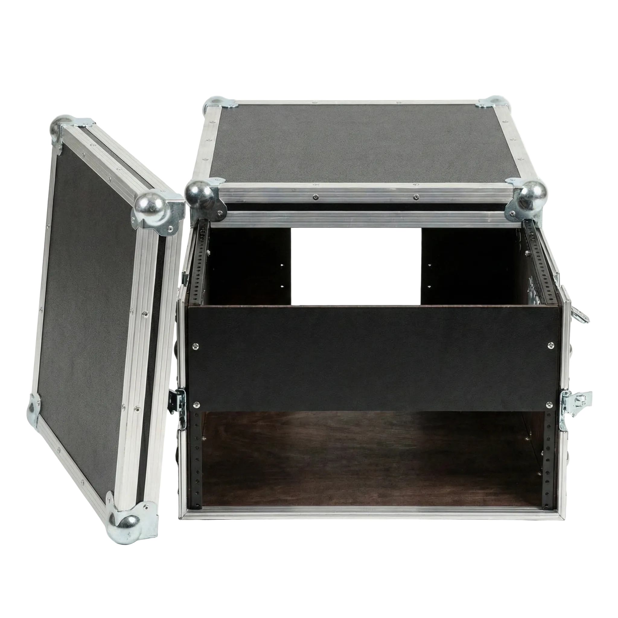 8U Over 3U Rack Mixer ATA Case with Flip-Top for Laptops and iPads