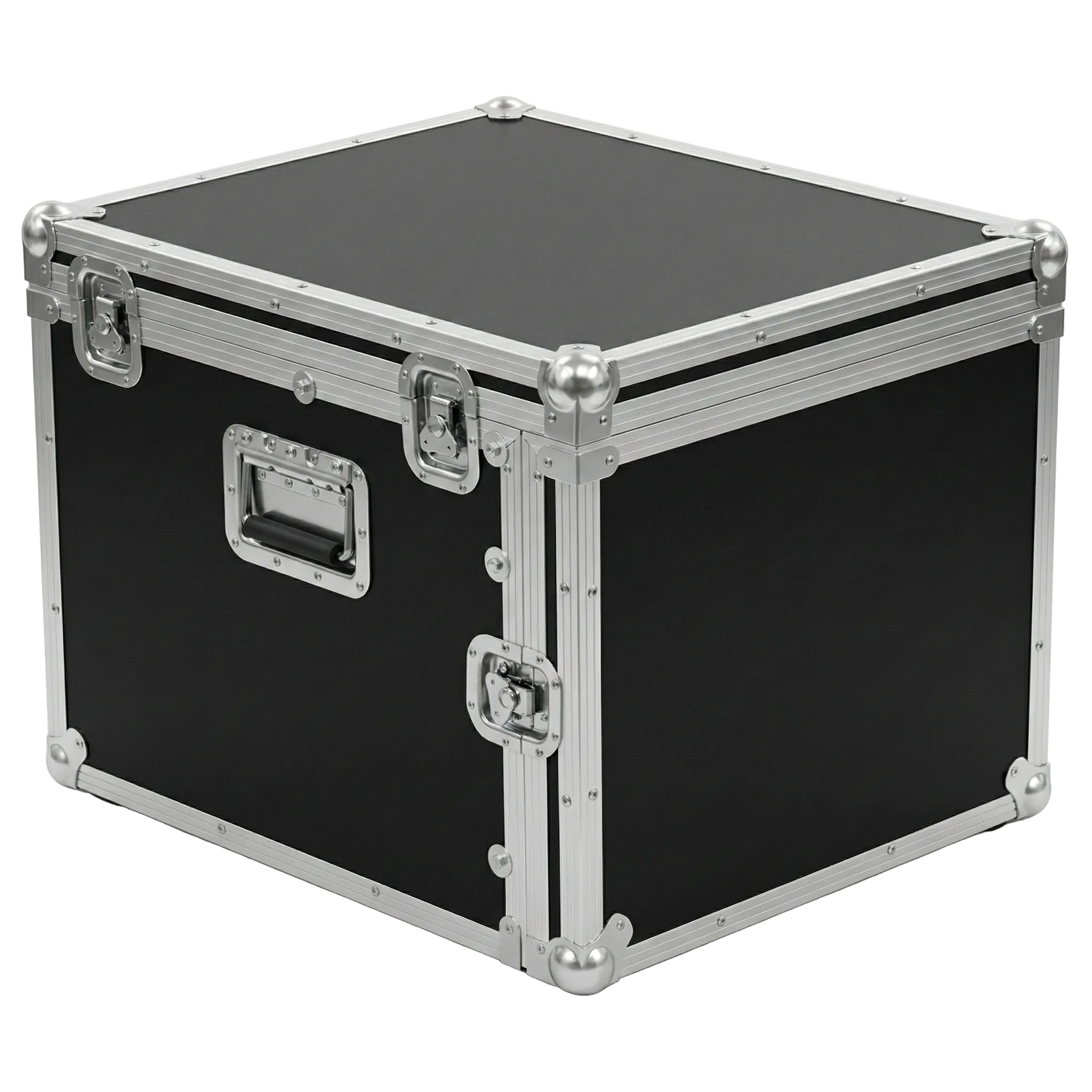 8U Over 6U Rack Mixer ATA Case with Flip-Top for Laptops and iPads