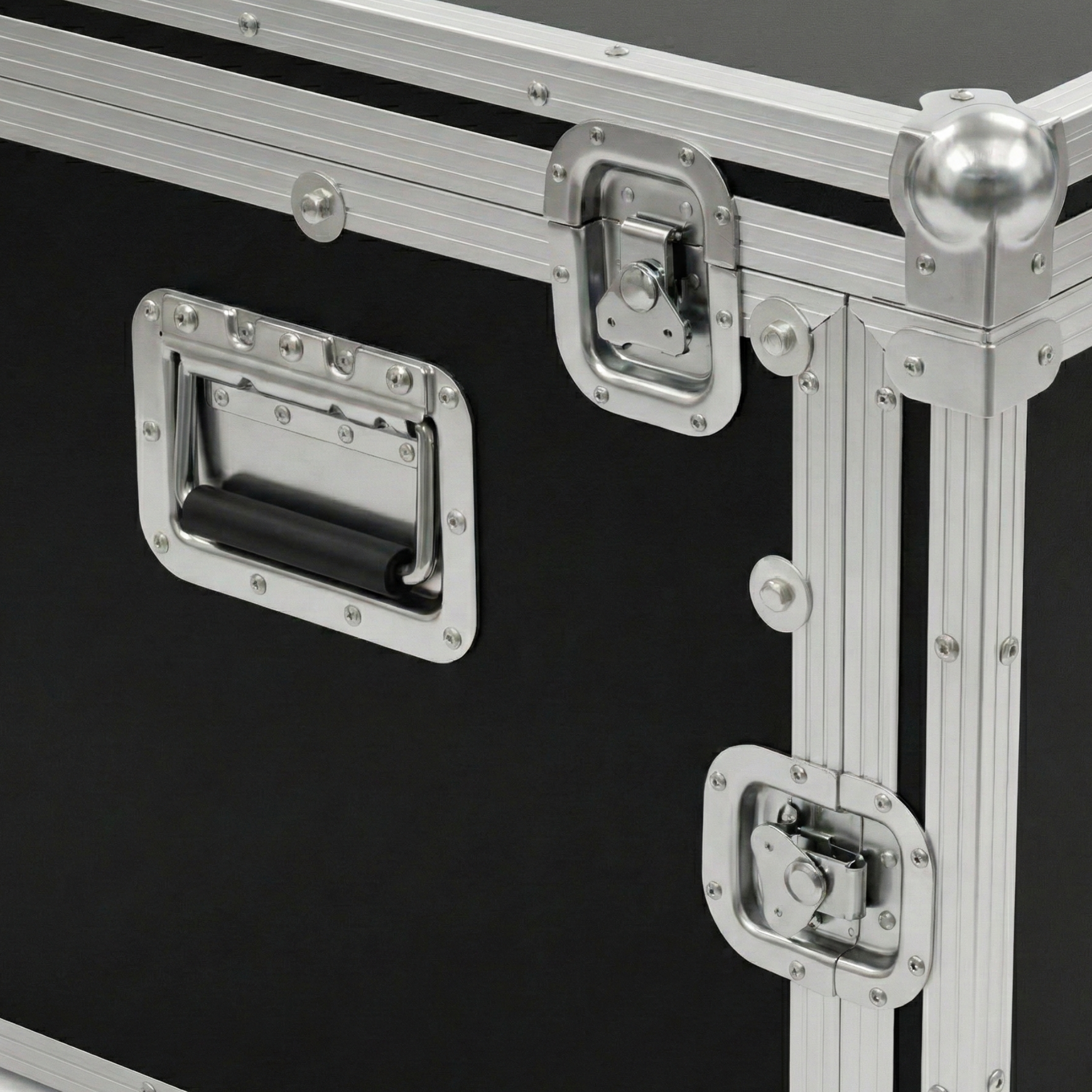 8U Over 6U Rack Mixer ATA Case with Flip-Top for Laptops and iPads