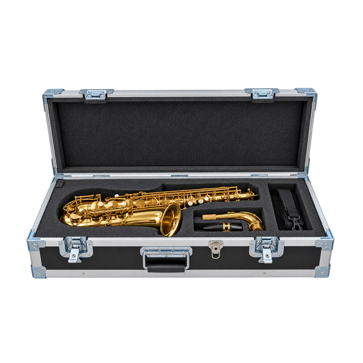 Alto Saxophone ATA Road Case with Wheels & Foam Interior