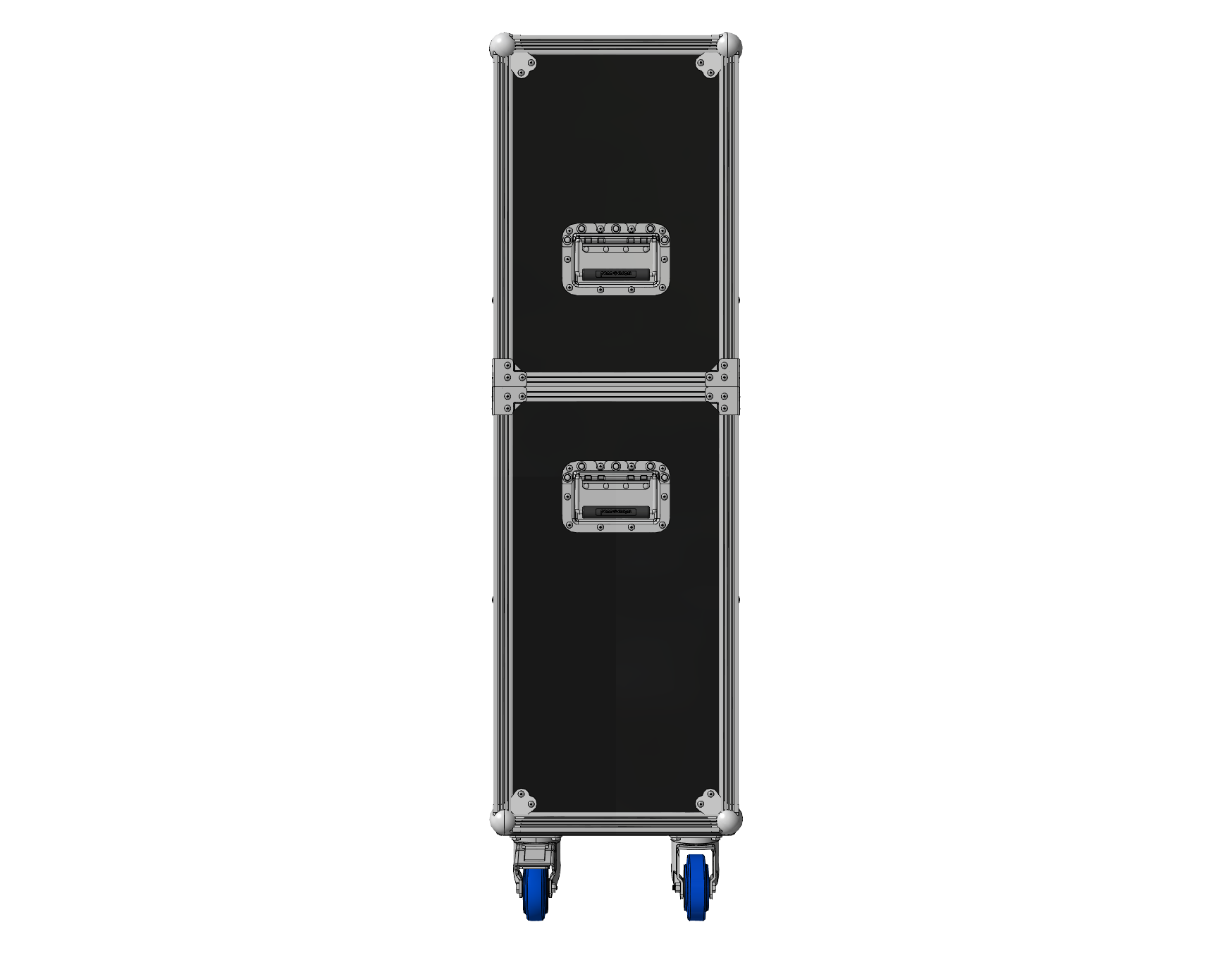 Adjustable Heavy-Duty 60"-85" LCD, LED & Plasma TV Road Case