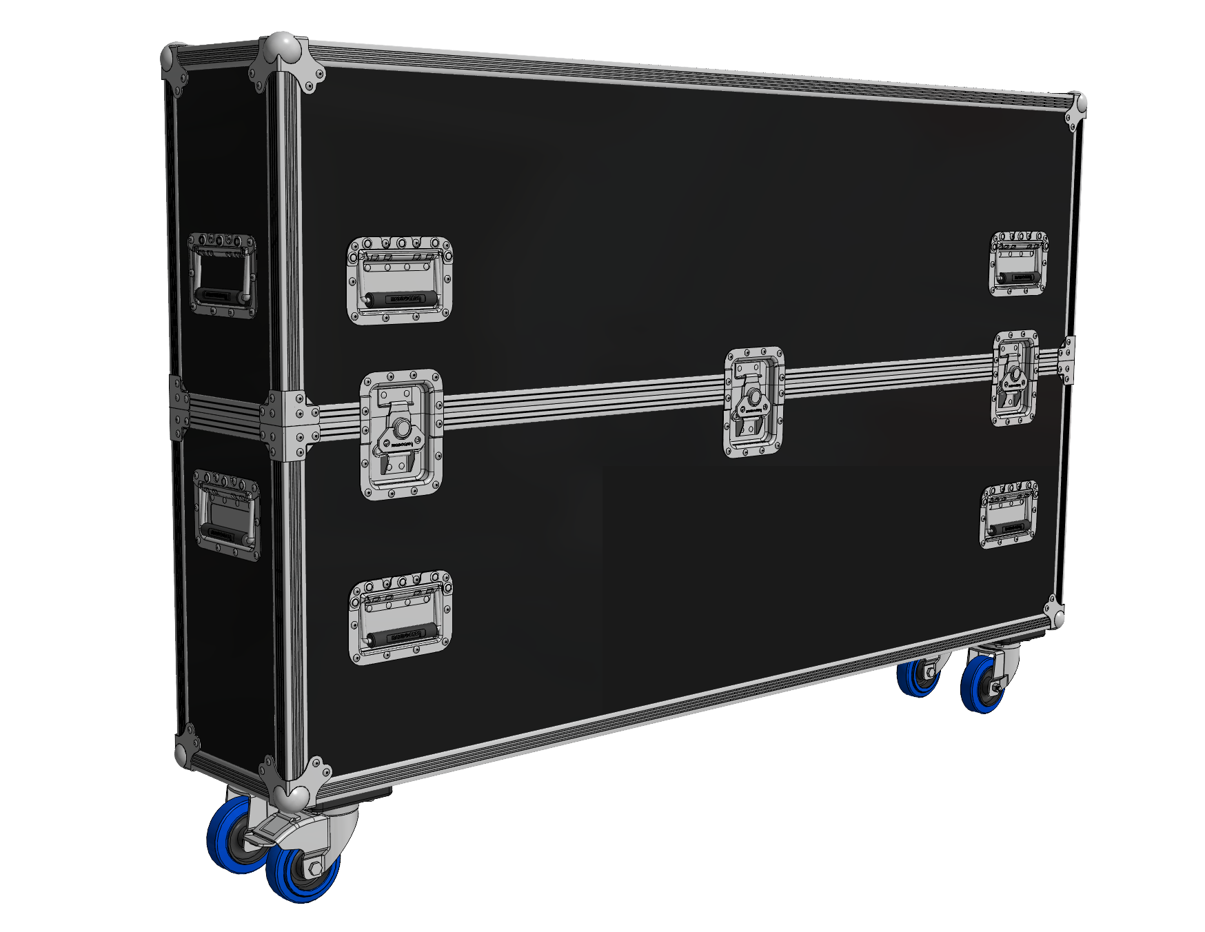 Adjustable Heavy-Duty 45"-70" TV ATA Road Case