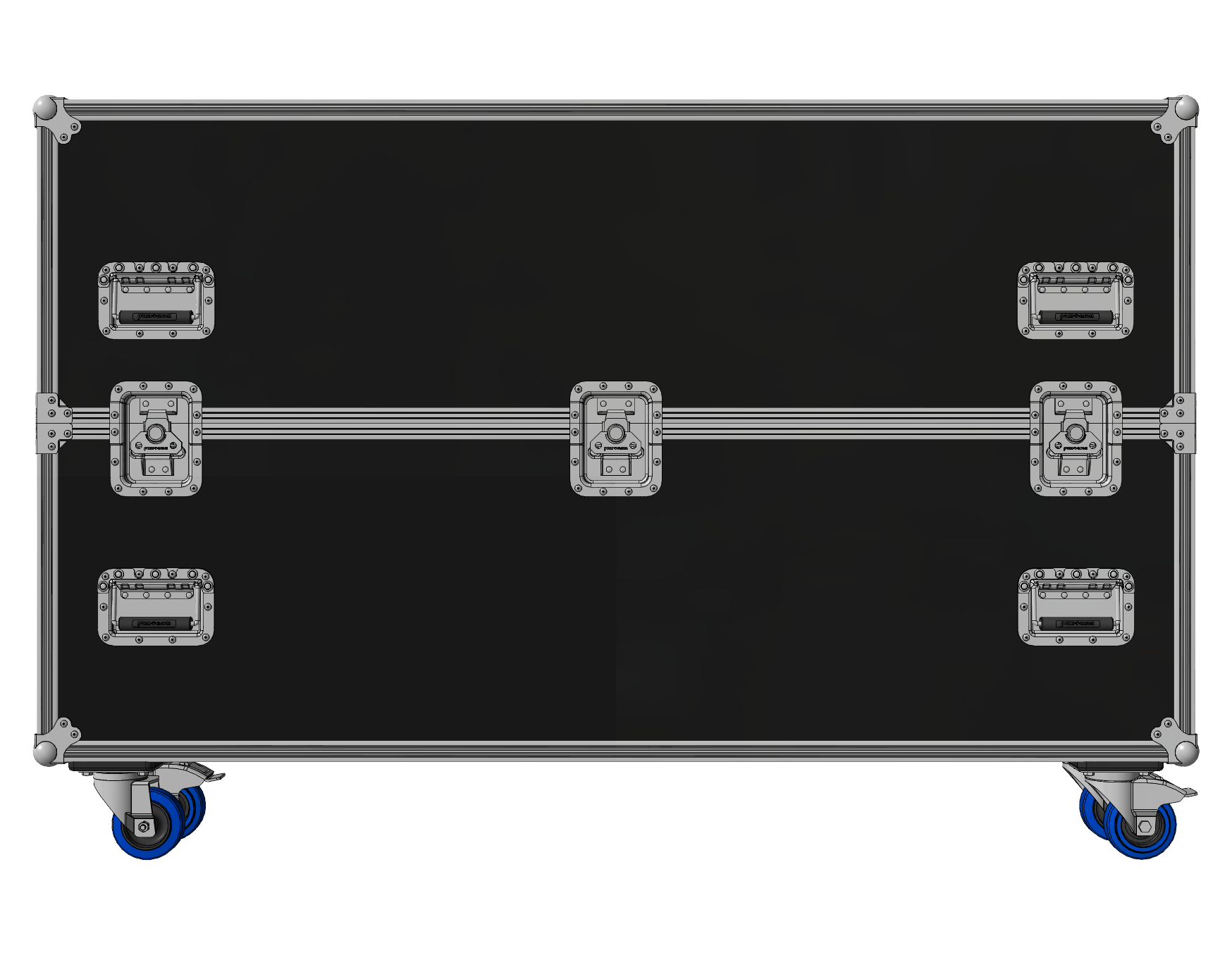 Adjustable Heavy-Duty 45"-70" TV ATA Road Case