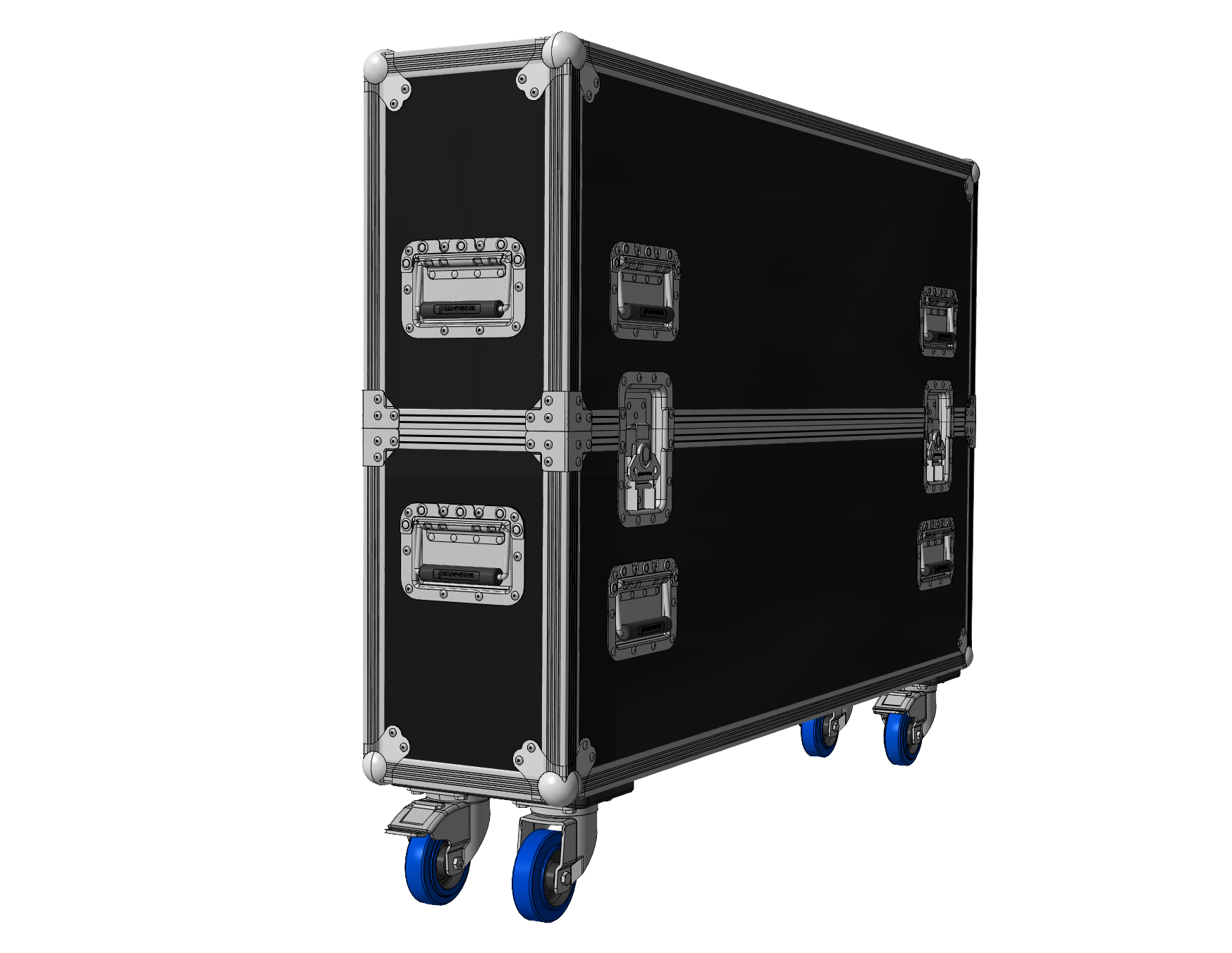 Adjustable Heavy-Duty 32"-55" TV ATA Road Case