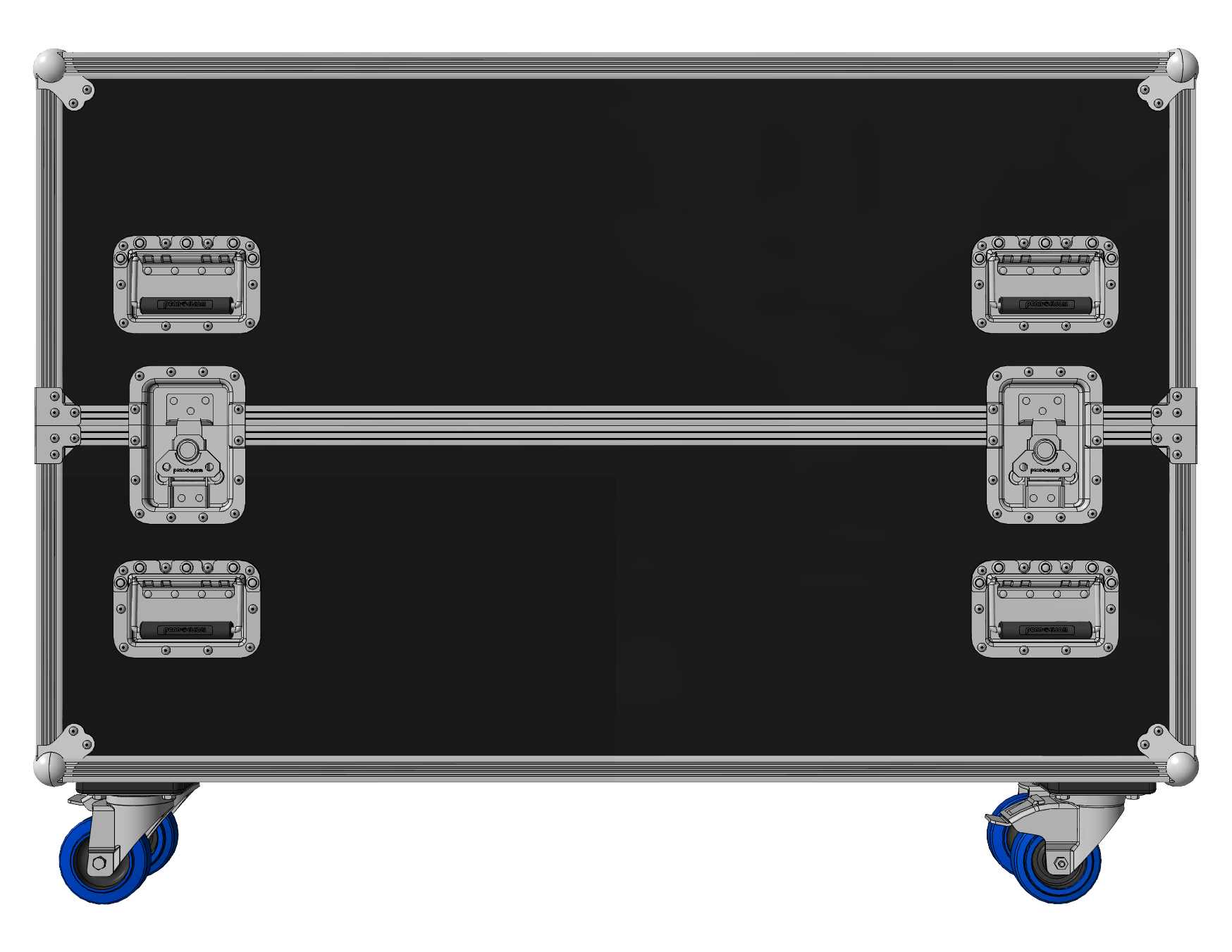Adjustable Heavy-Duty 32"-55" TV ATA Road Case