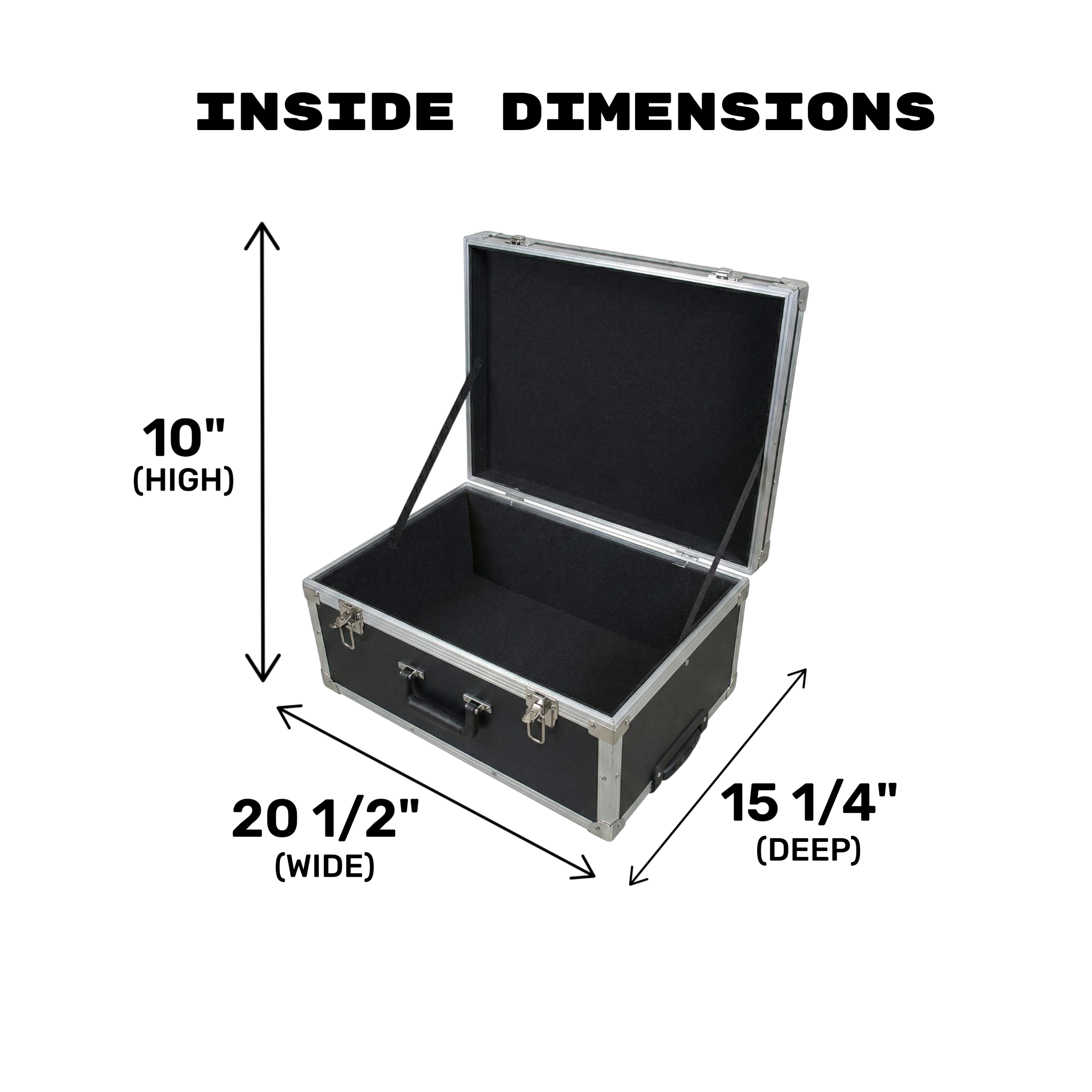 24"x16"x12" ATA Accessory Case with Wheels & Retractable Handle