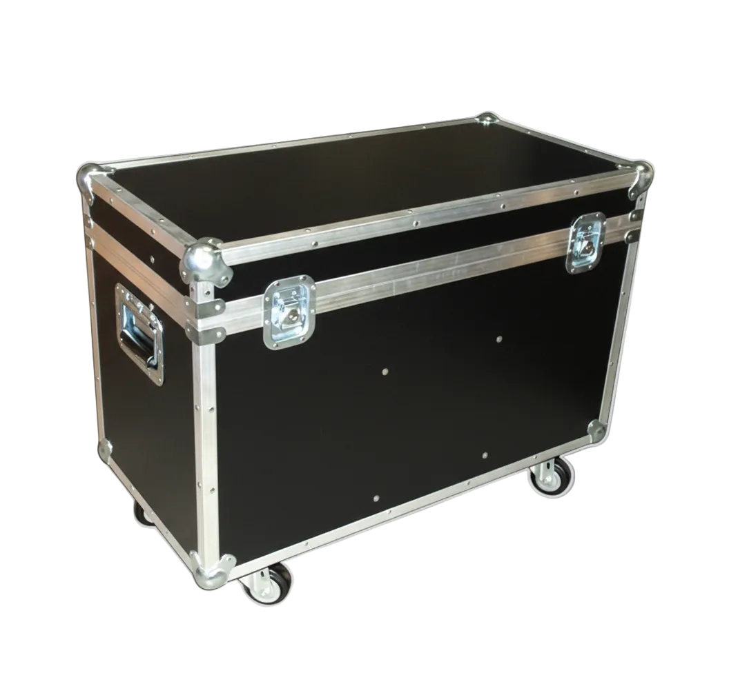 Medium Duty 1/4" ATA Supply Trunk with 2 Dividers, Top Tray & Wheels
