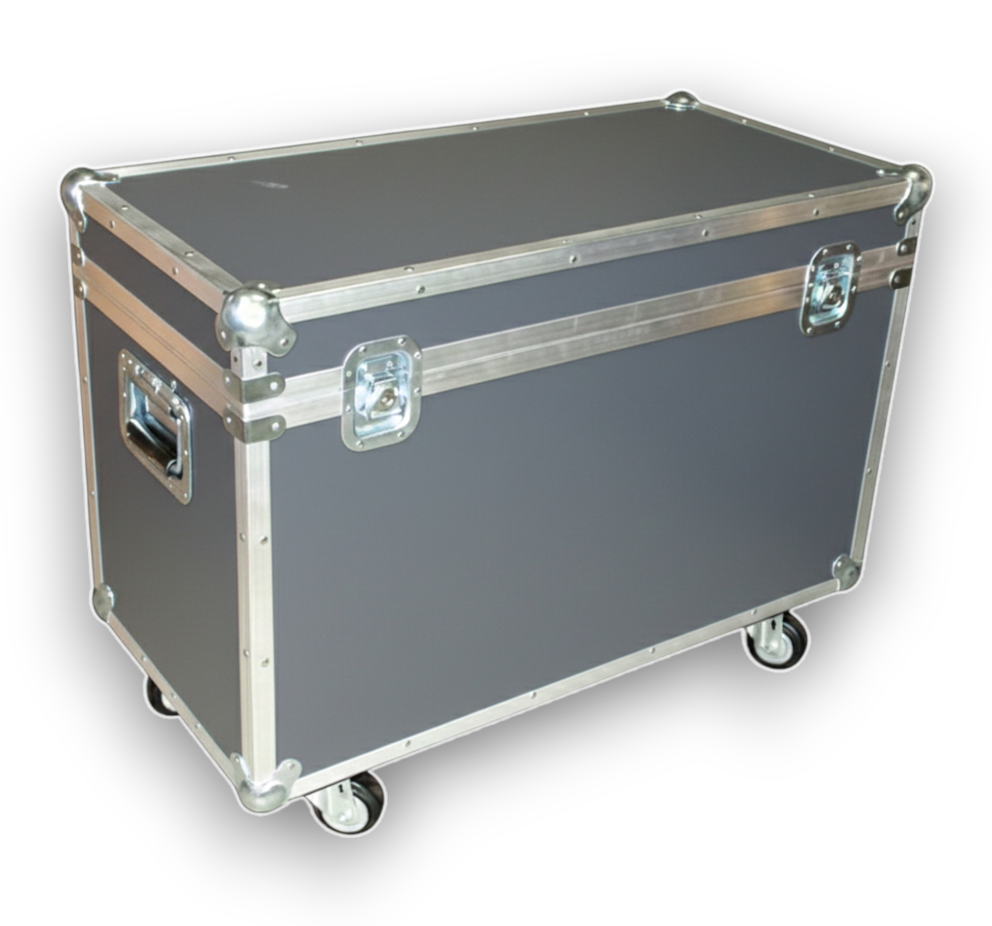 Medium Duty 1/4" ATA Supply Trunk with 2 Dividers, Top Tray & Wheels