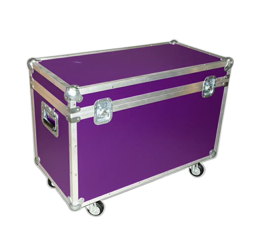 Medium Duty 1/4" ATA Supply Trunk with 2 Dividers, Top Tray & Wheels