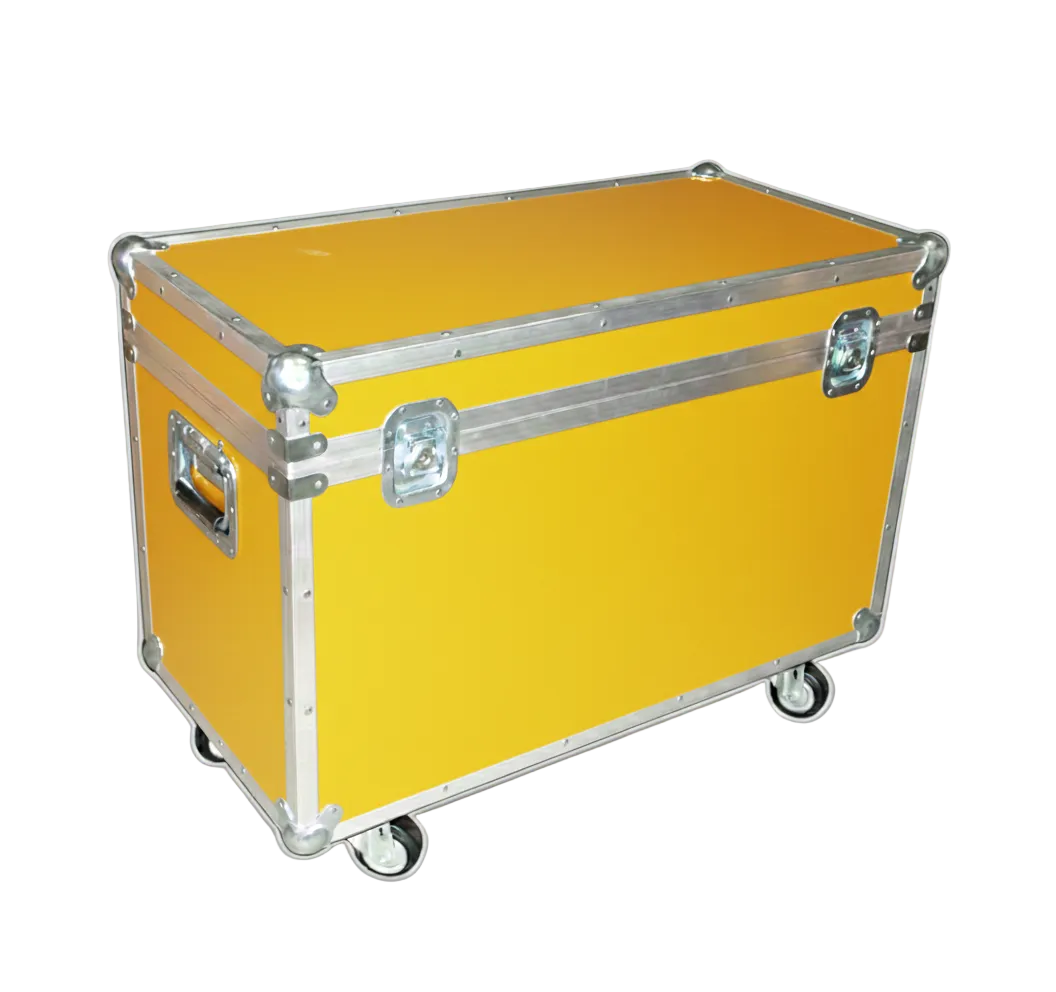 Medium Duty 1/4" ATA Supply Trunk with 2 Dividers, Top Tray & Wheels