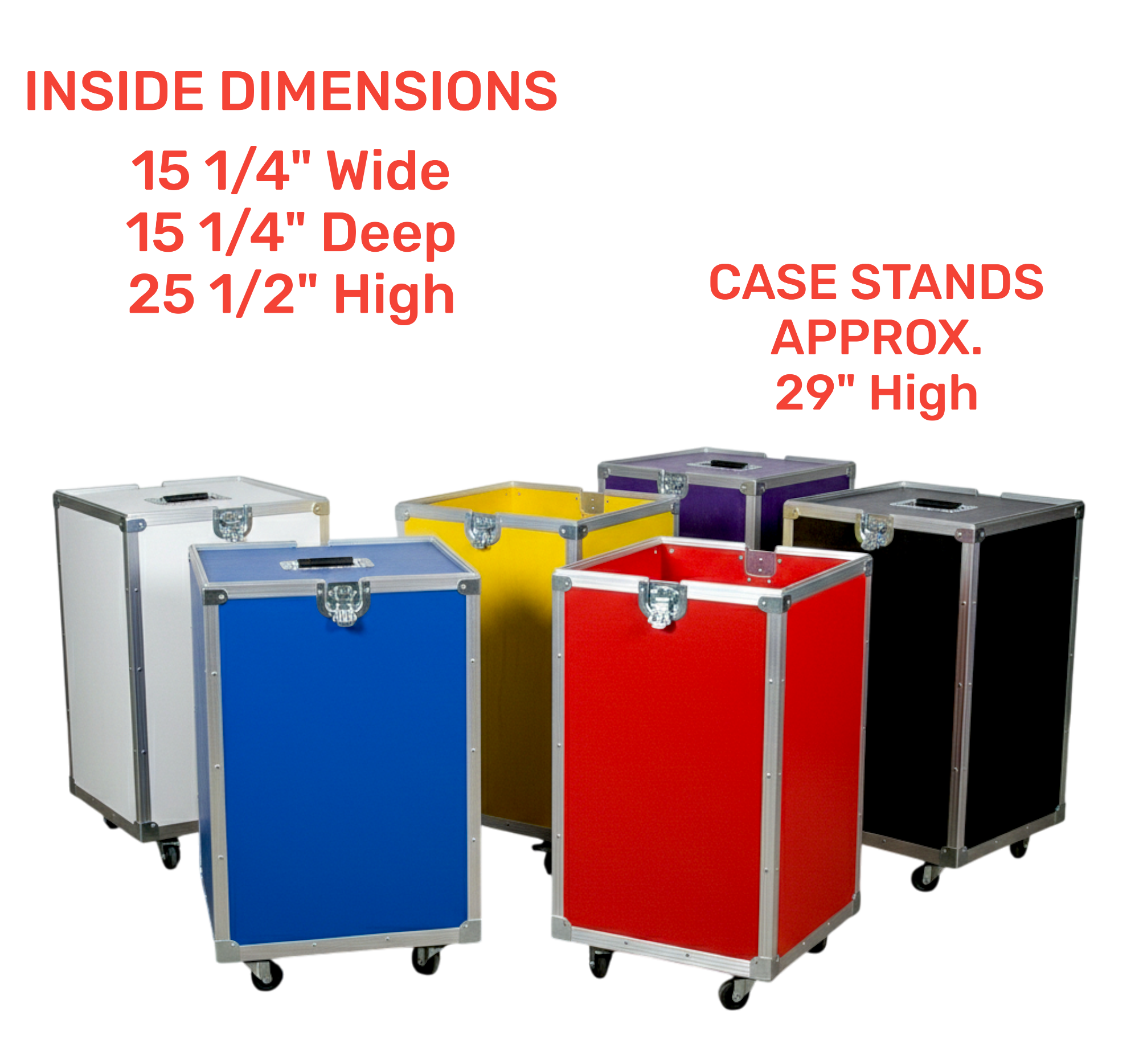 Medium Duty 1/4" ATA Utility Case Multi-Use with Casters