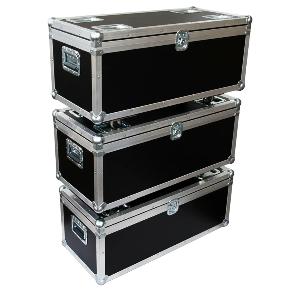 Triple Decker ATA Utility Case with 12 Removable Foam Dividers