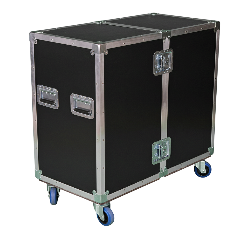 2-Sided 18x18x30 Utility Trunk Case with Adjustable Shelves