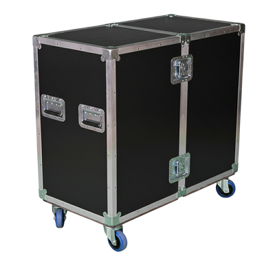 2-Sided 18x18x30 Utility Trunk Case with Adjustable Shelves