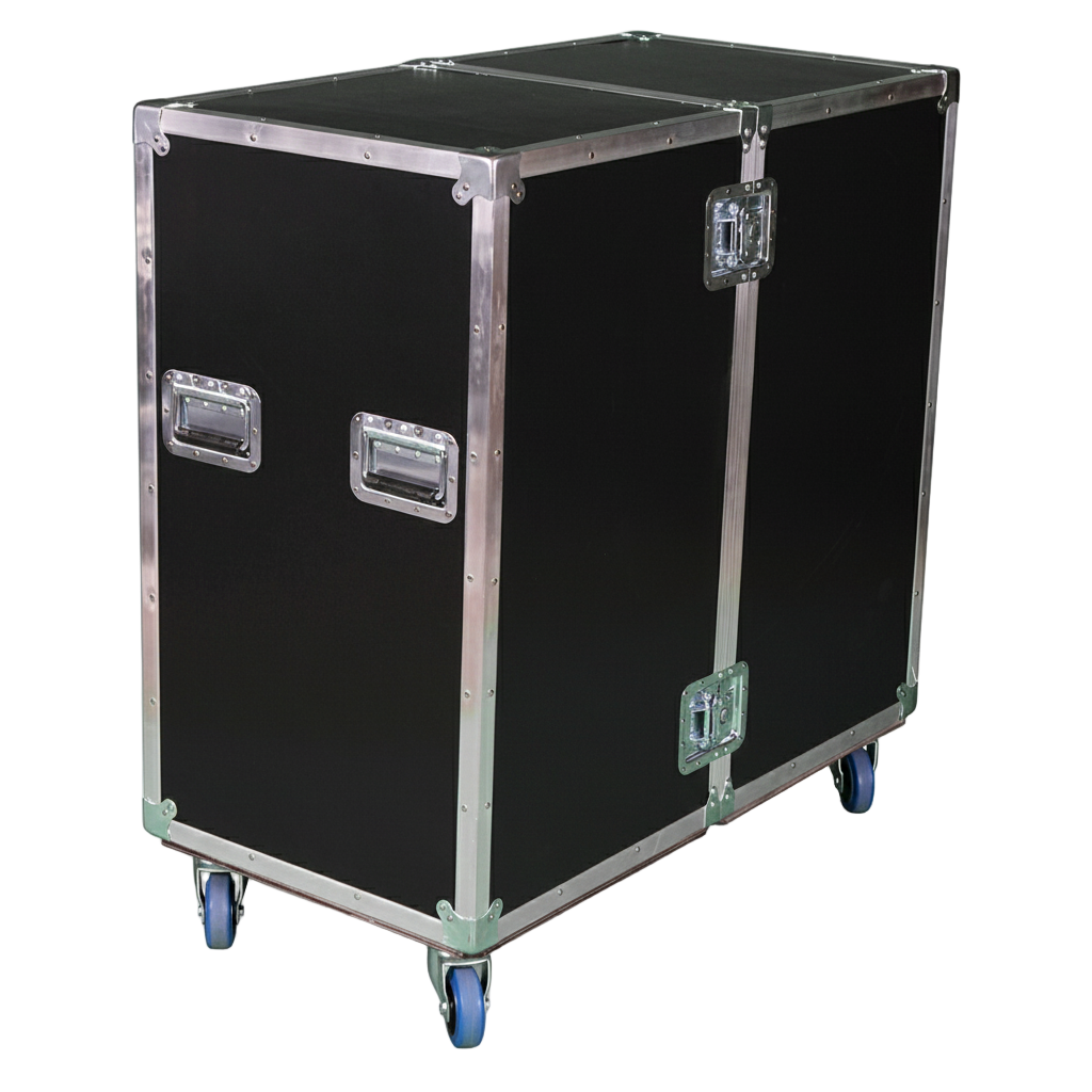 2-Sided 20x20x36 Utility Trunk Case with Adjustable Shelves