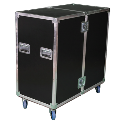 2-Sided 20x20x36 Utility Trunk Case with Adjustable Shelves