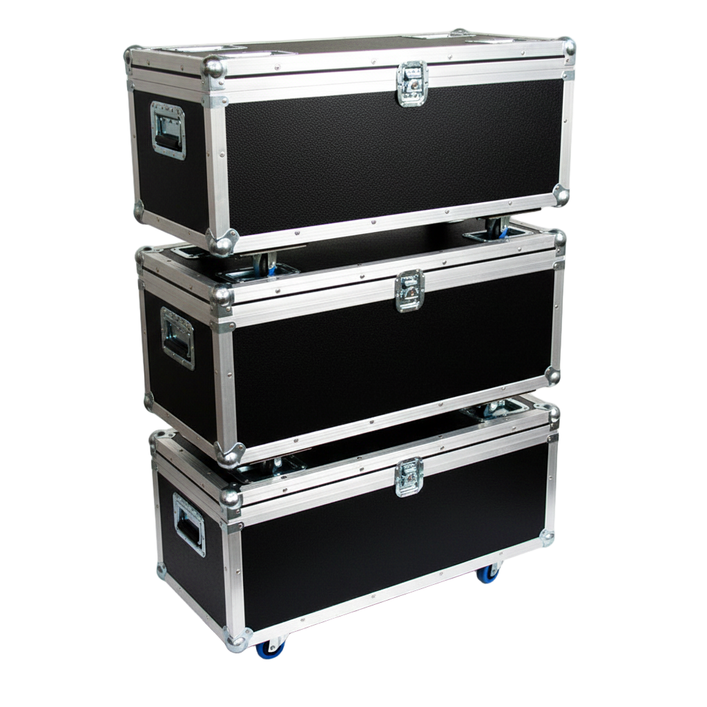 Stackable 35x15x13 ATA Utility Trunk Case with Wheels