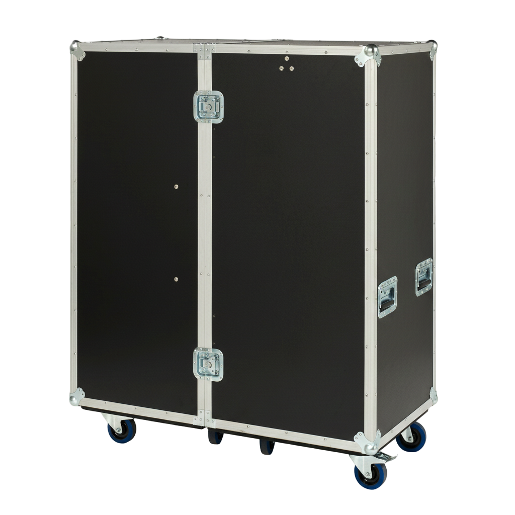 Heavy Duty ATA Wardrobe Case 3/8" Plywood | Double-Sided 4 Drawers
