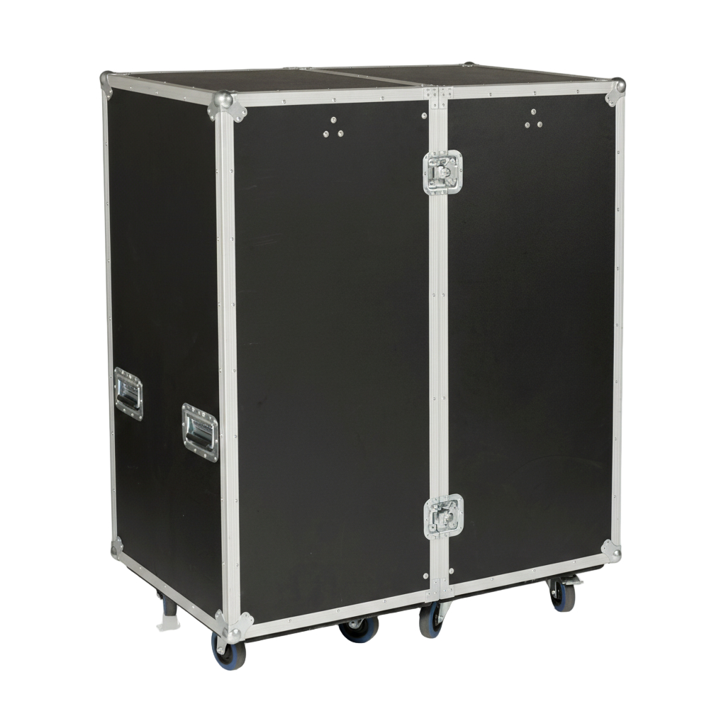 Heavy Duty ATA Wardrobe Case 3/8" Plywood | Double-Sided 4 Drawers