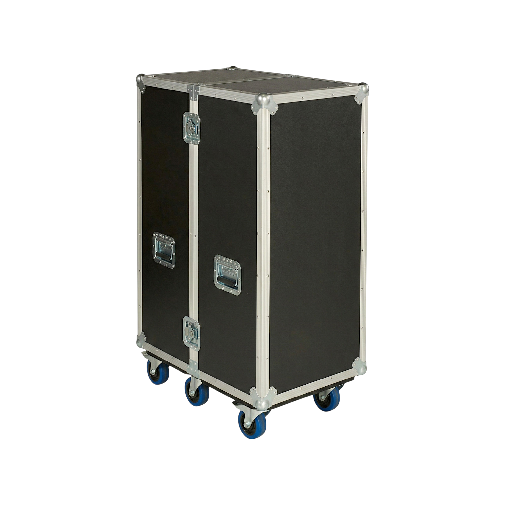 Break Apart Dual 4 Drawer ATA Case 3/8" Ply With Casters