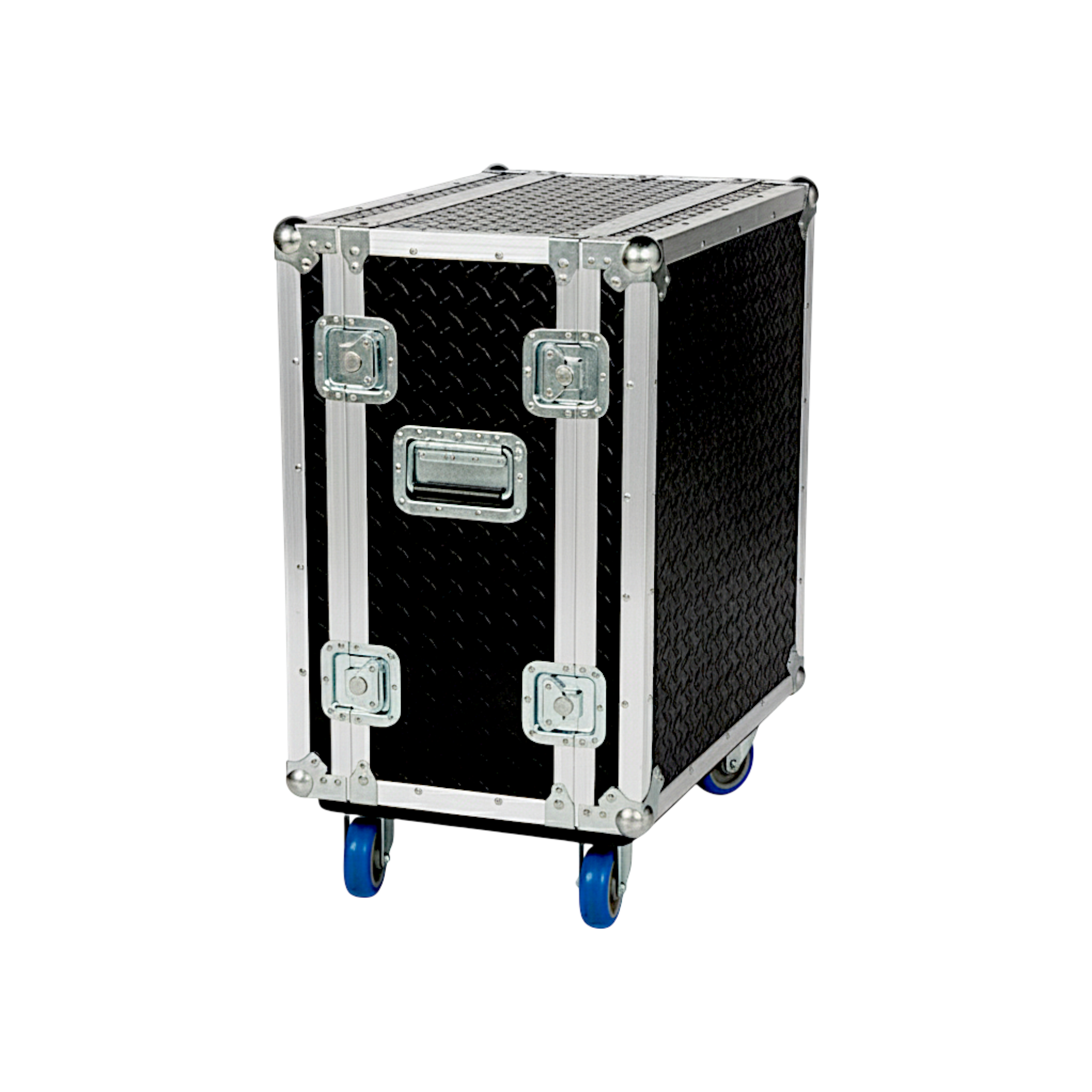 Custom Dual Amp Head ATA Road Case With Wheels