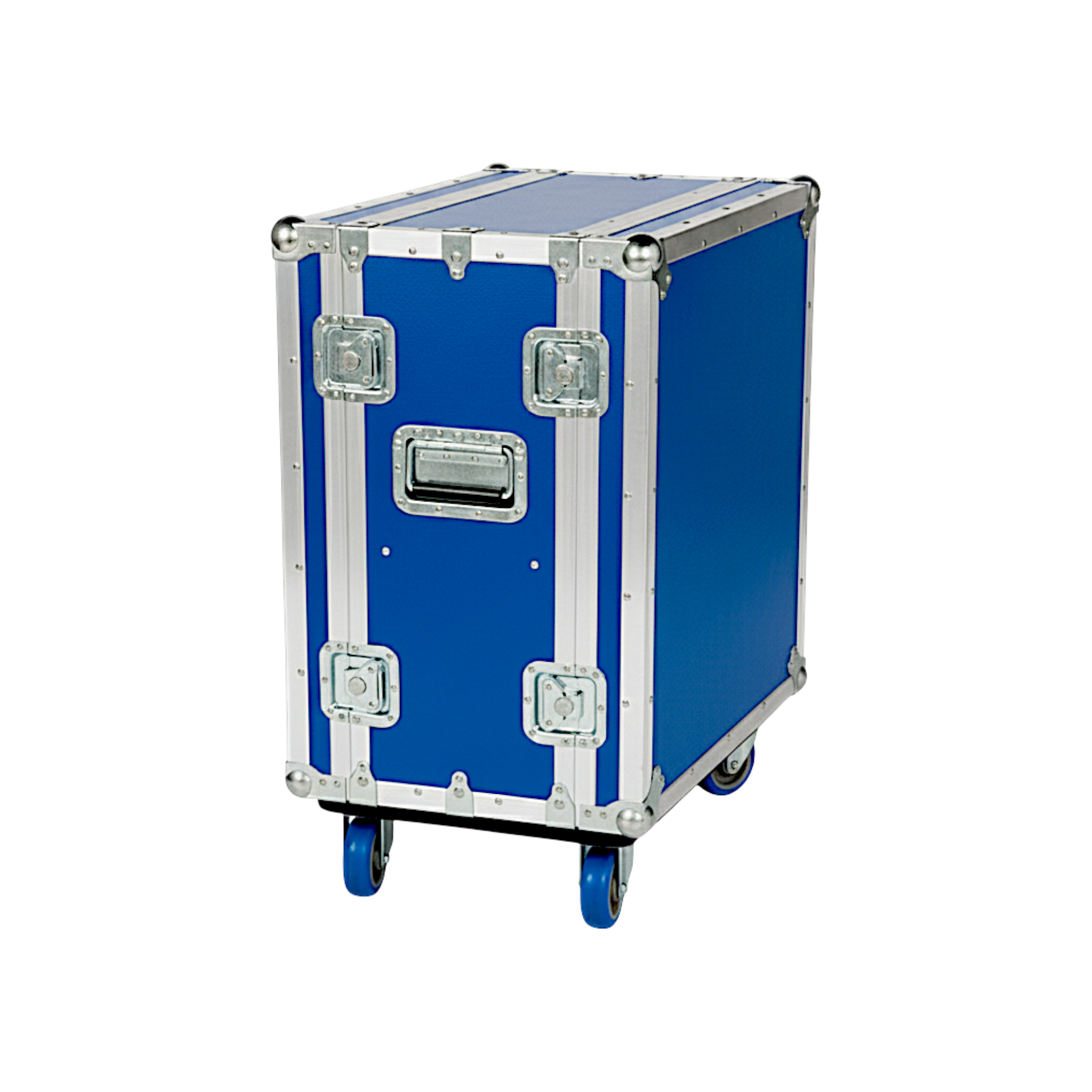 Custom Dual Amp Head ATA Road Case With Wheels