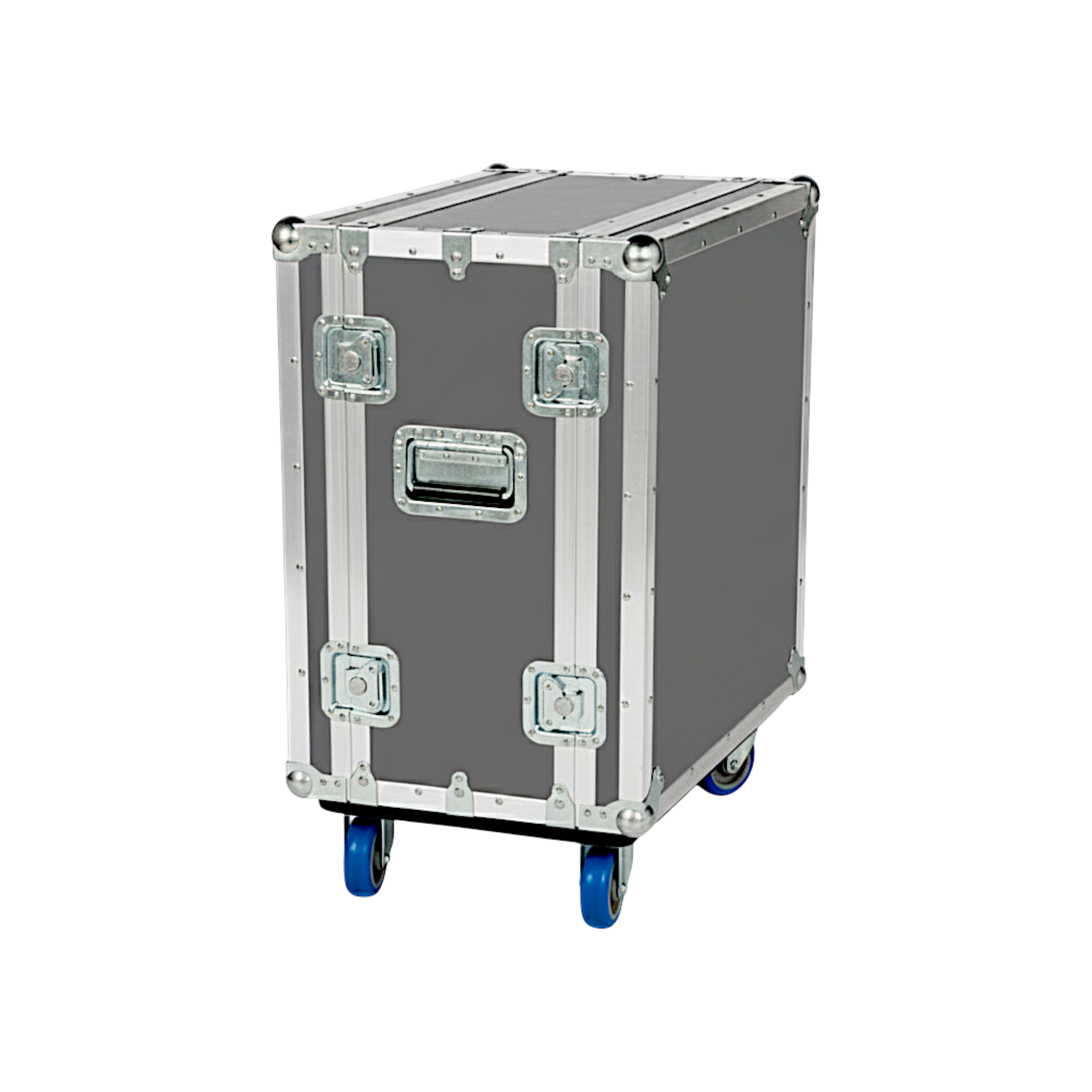 Custom Dual Amp Head ATA Road Case With Wheels